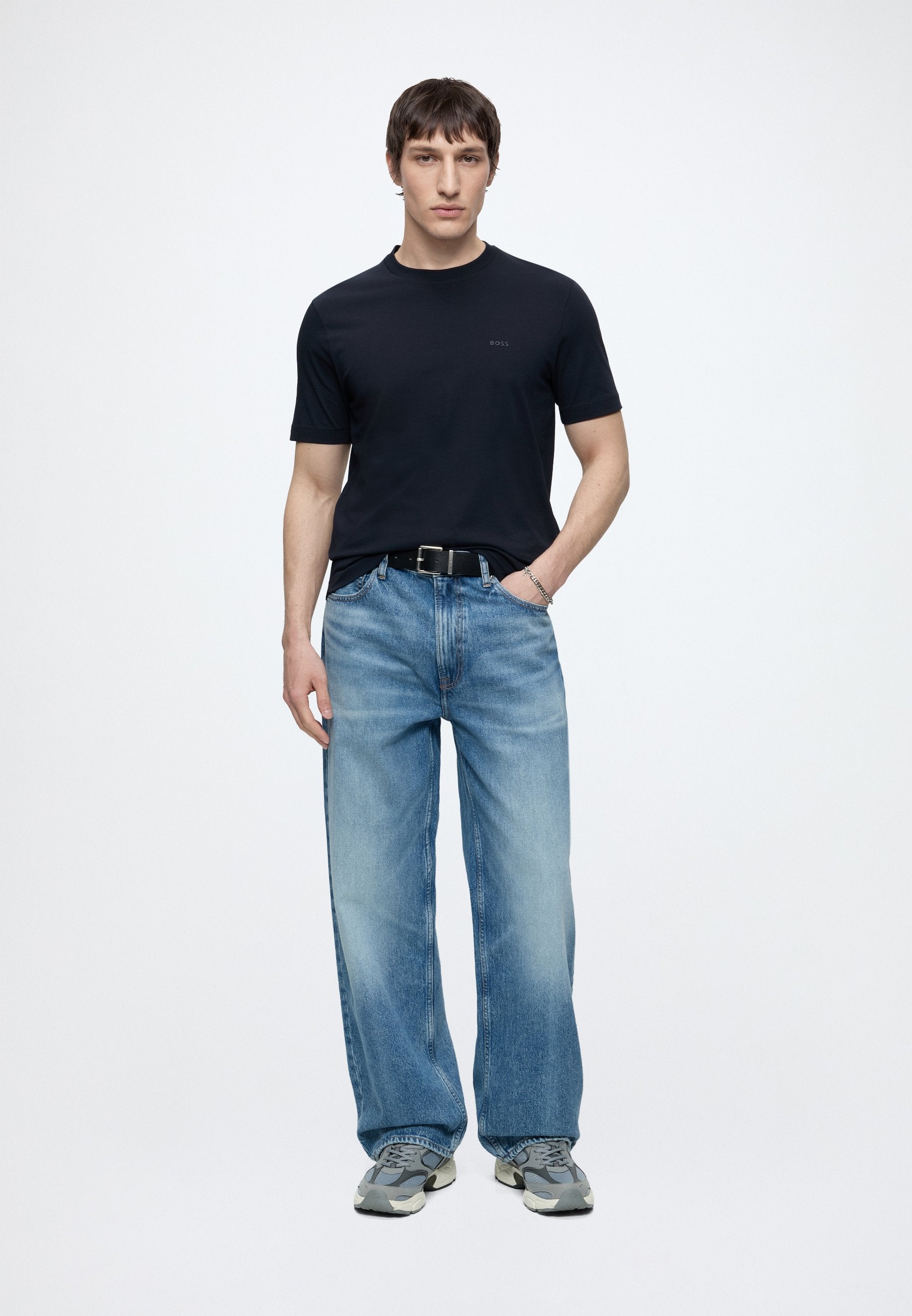 THOMPSON - Basic T-shirt - dark blue