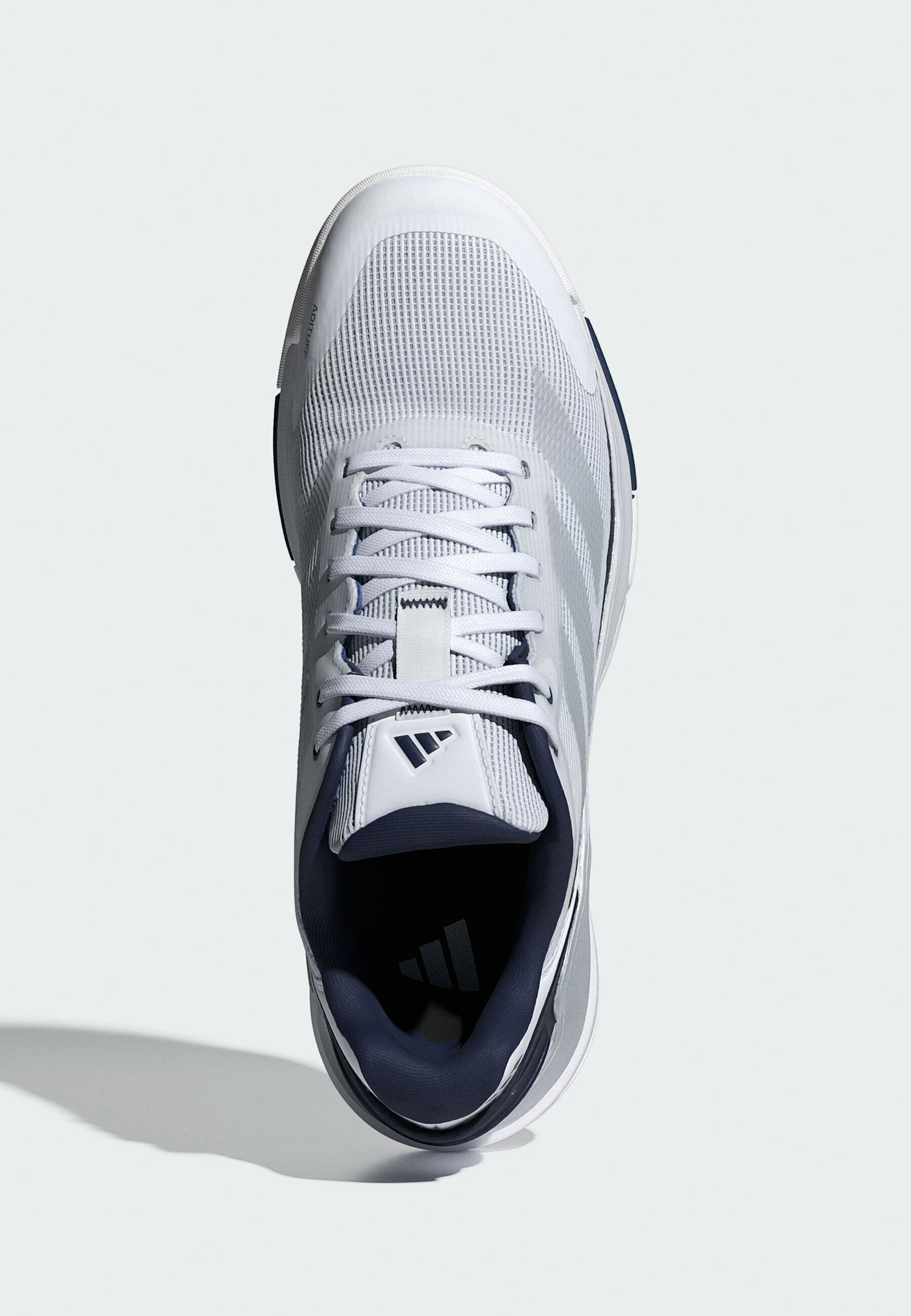 CRAZYQUICK LIGHTSTRIKE PADEL - Padel shoes - cloud white   silver metallic   dark blue