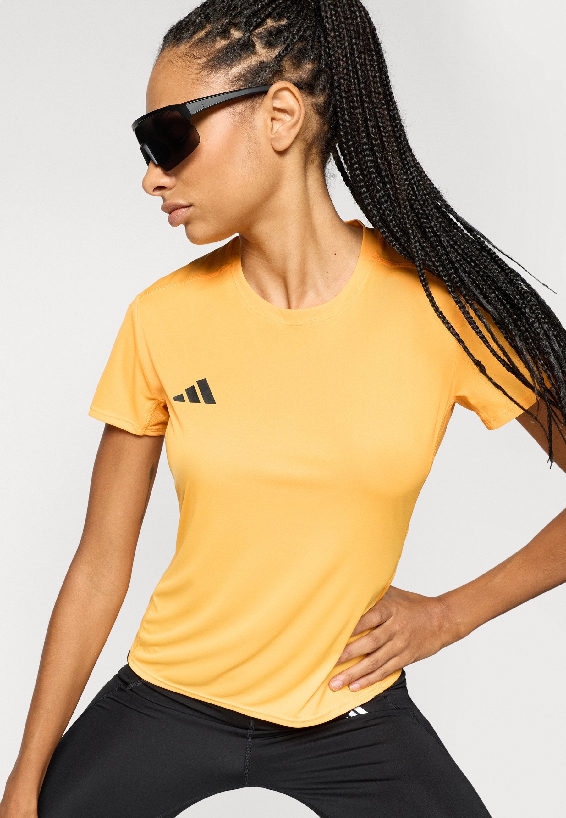 ADIZERO TEE - Sports T-shirt - pure tangerine
