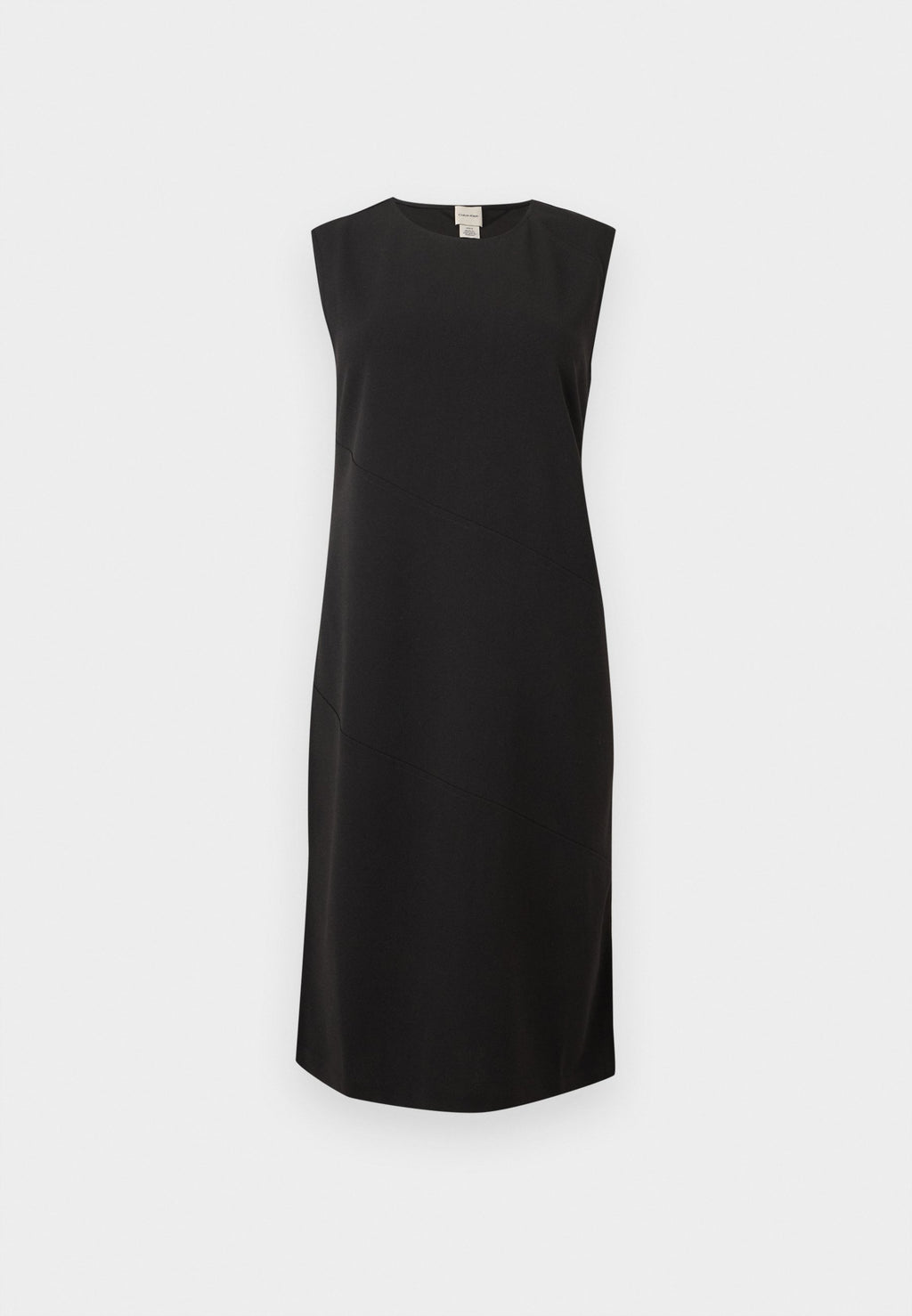 STRETCH DIAGONAL SEAM D - Day dress - black