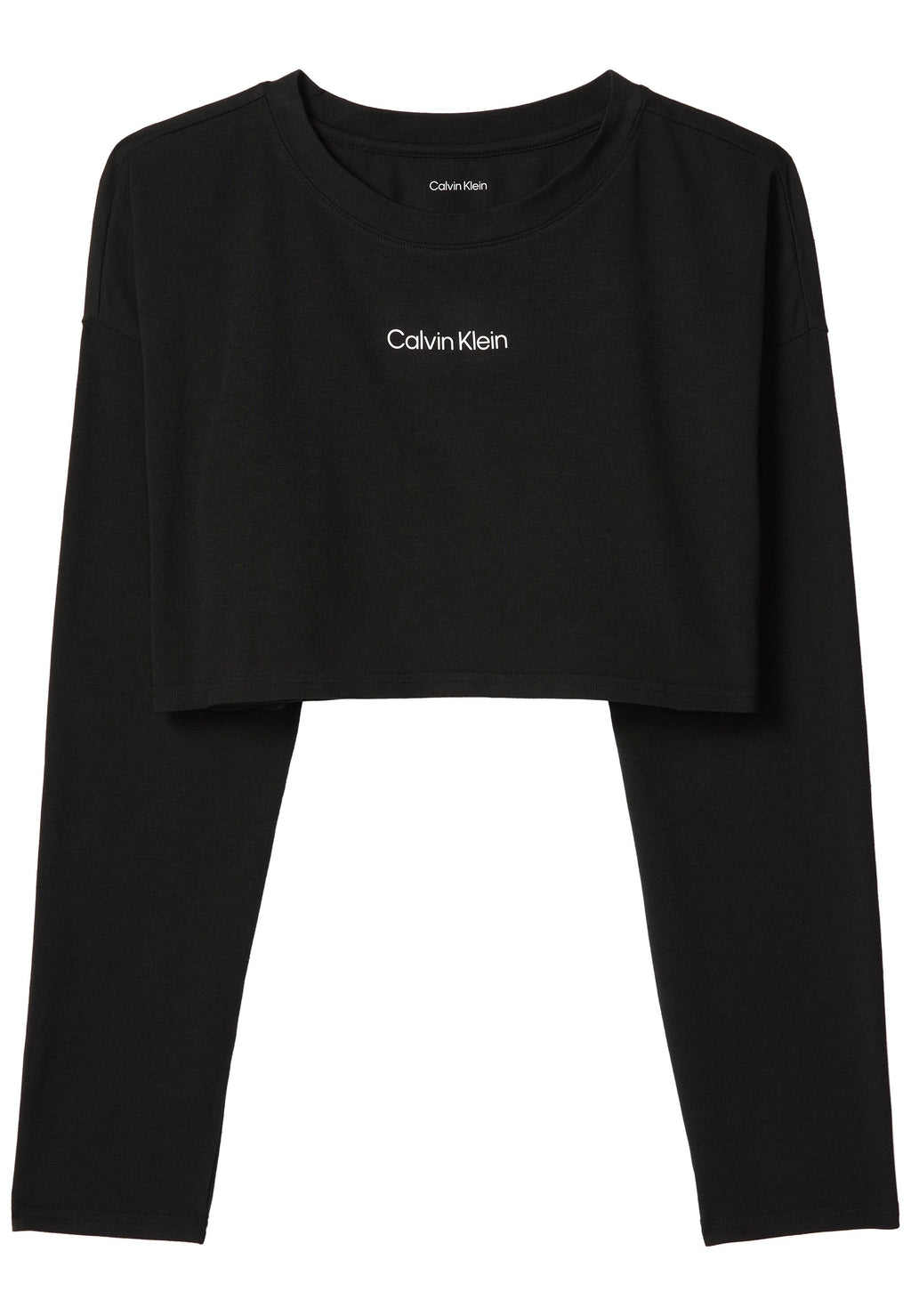 COMMUTER RELAXED TEE - Long sleeved top - black