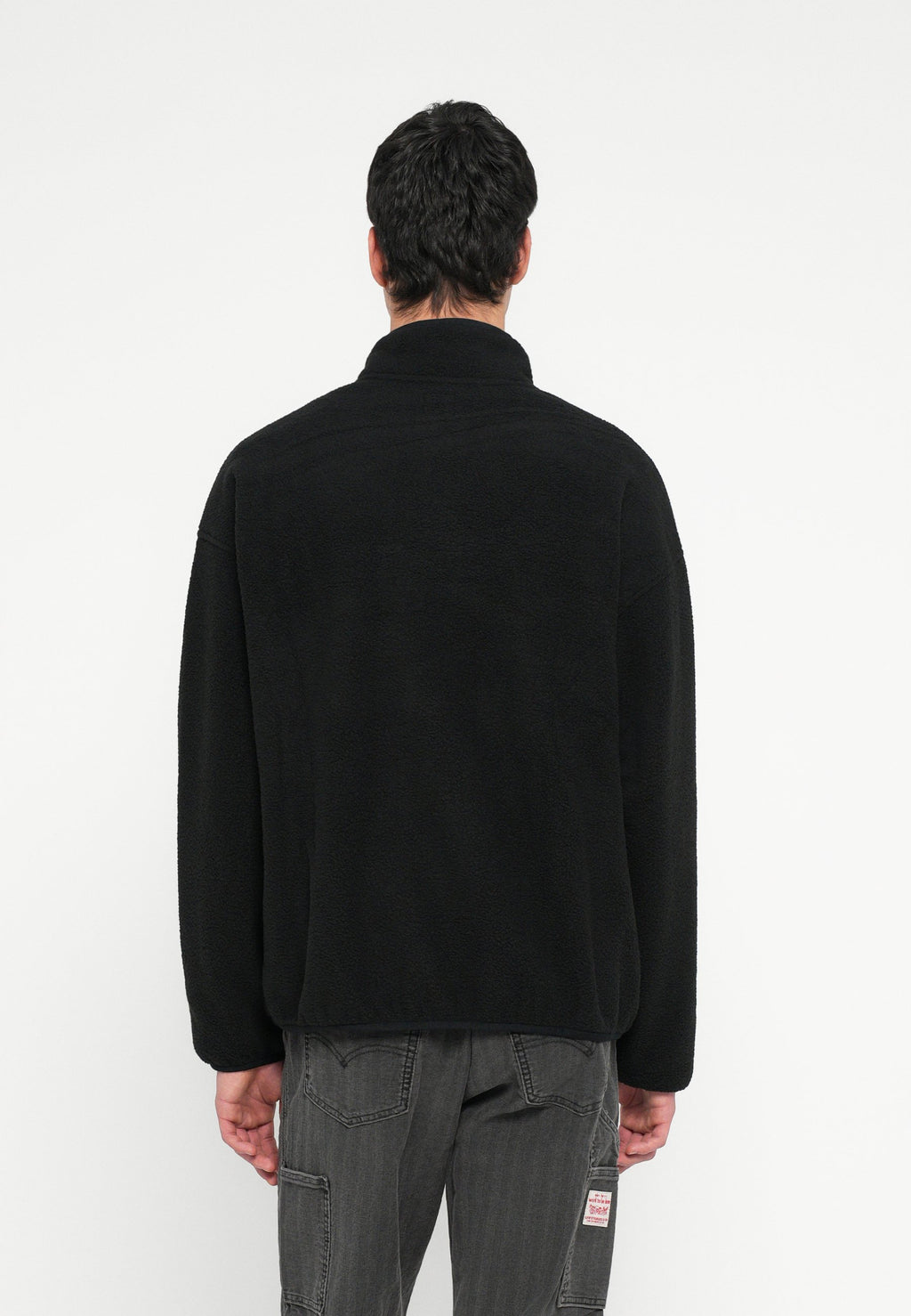 LOGO ARCTIC - Fleece jumper - black