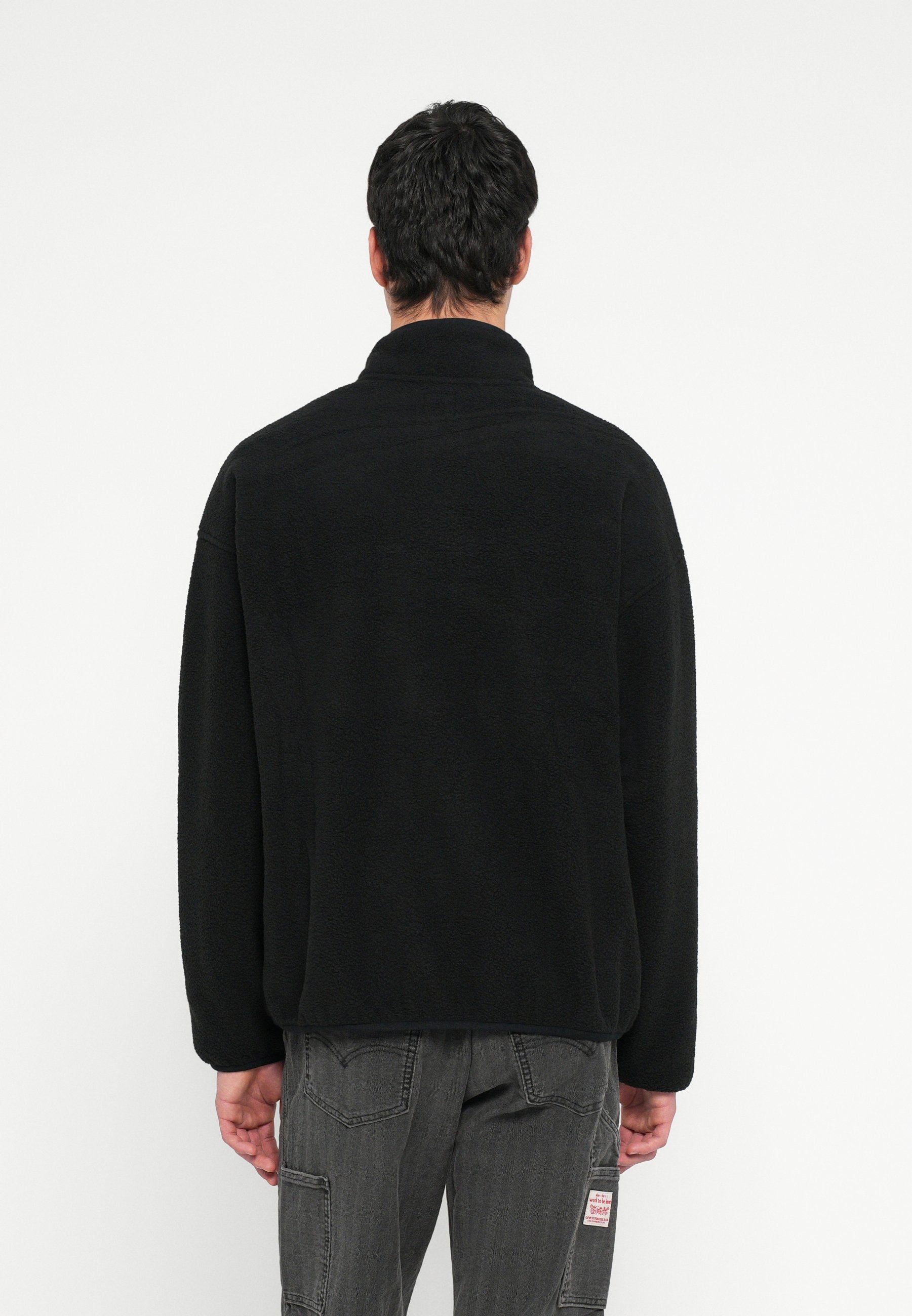 LOGO ARCTIC - Fleece jumper - black