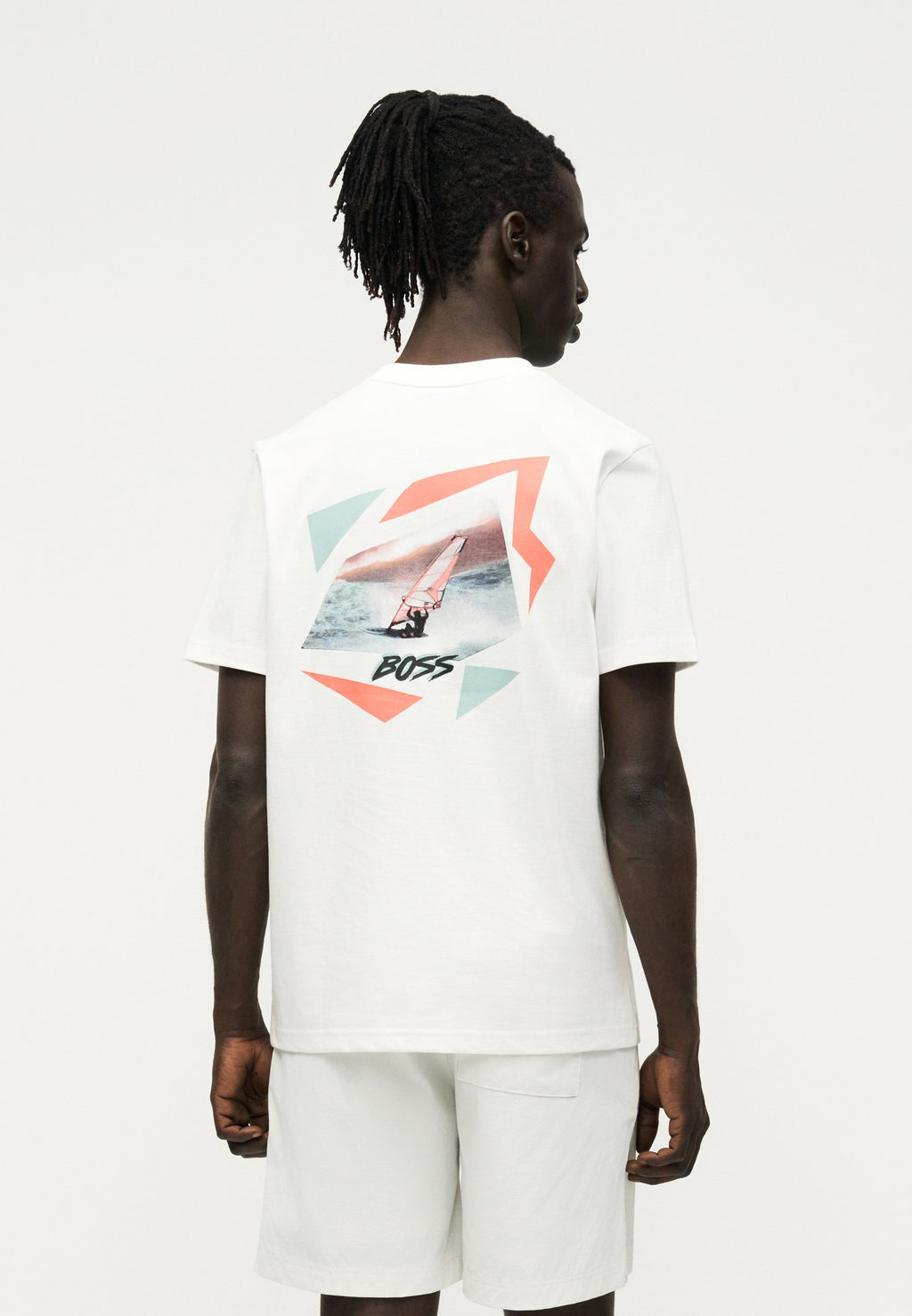 Print T-shirt - natural