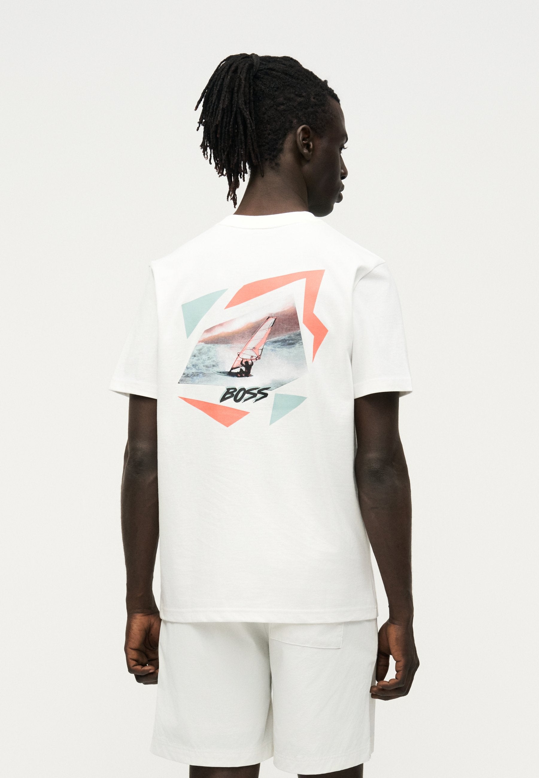 Print T-shirt - natural