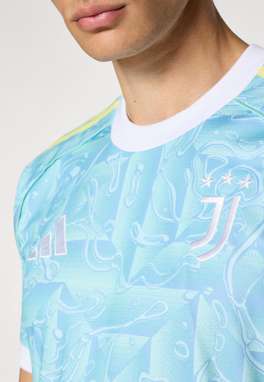 JUVENTUS 25/26 AWAY JERSEY - Sports T-shirt - ash blue