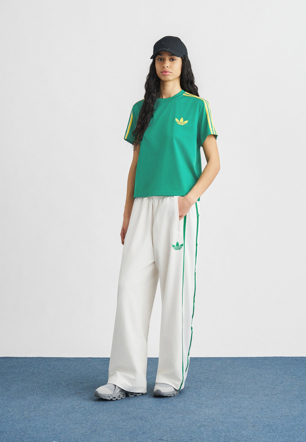 FIREBIRD TEE - Temel Tişört - parlak yeşil/sarı/kirli beyaz