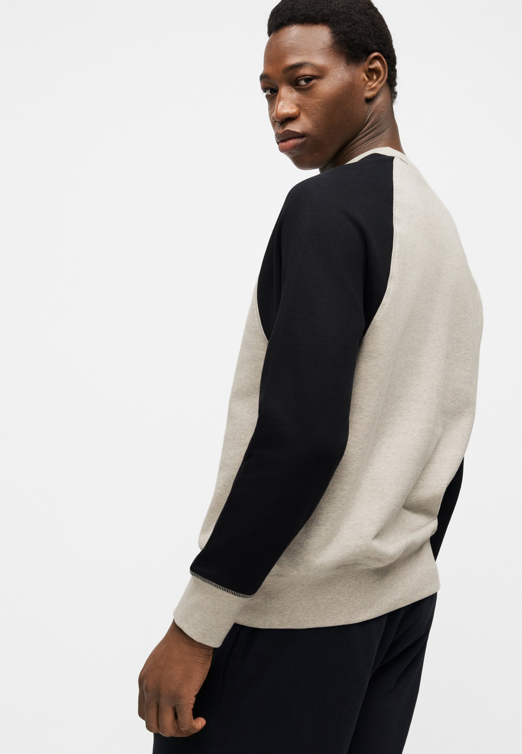 SHARPE - Sweatshirt - light grey/dark blue