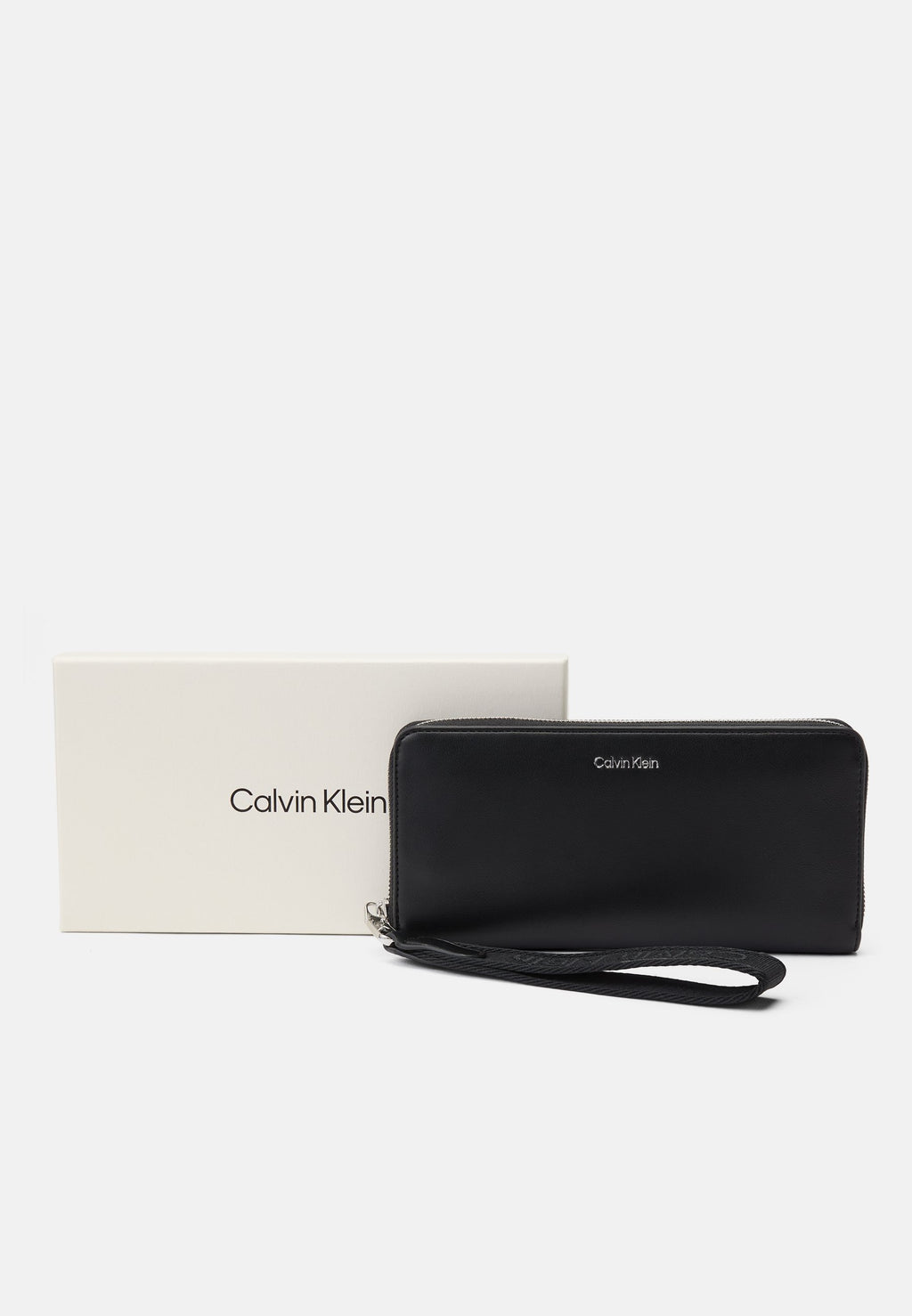 STRAP LONG ZIP AROUND - Wallet - black