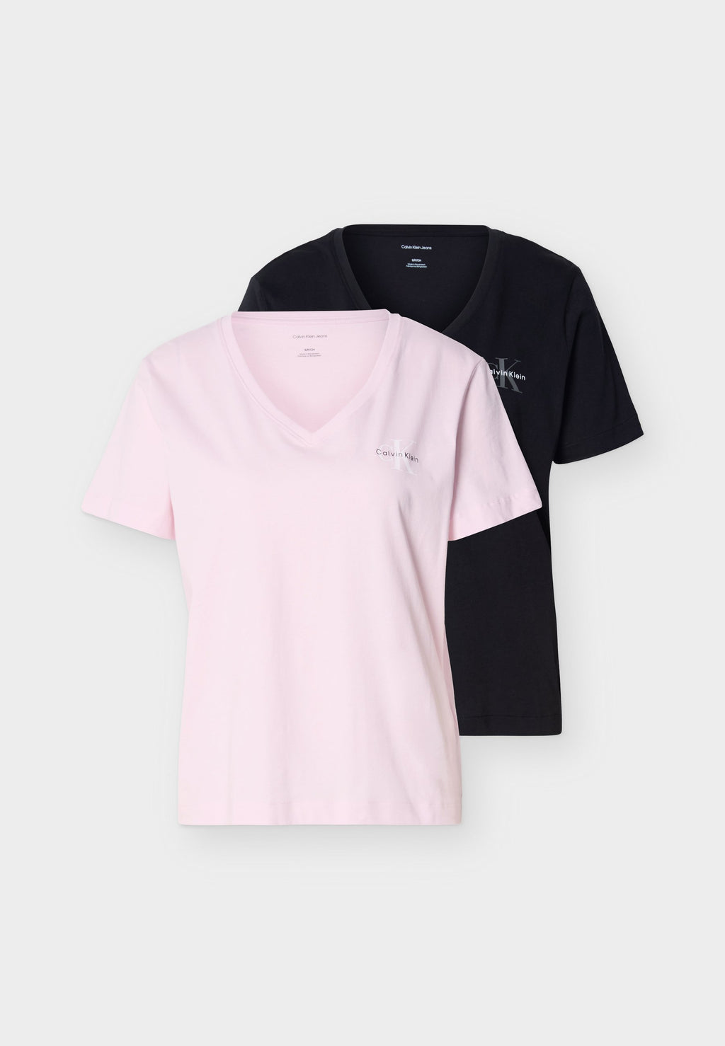 MONOLOGO TEE 2 PACK - Basic T-shirt - cradle pink/black