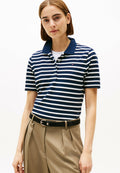Polo shirt - dark night navy  ecru stp