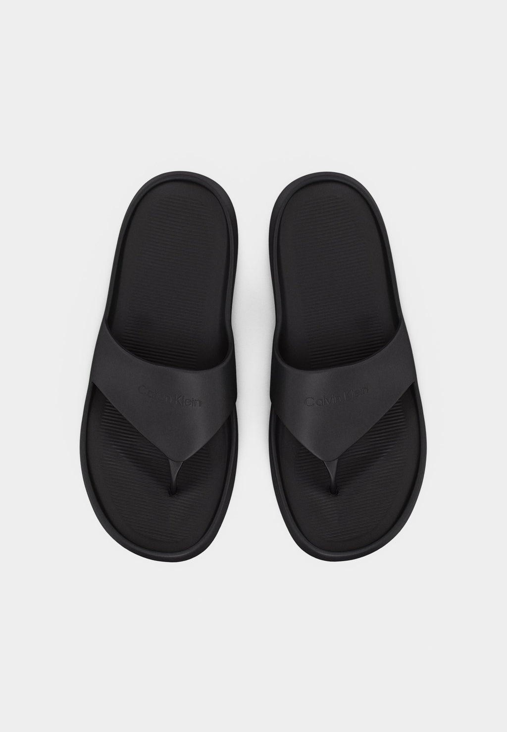 T-bar sandals - triple black