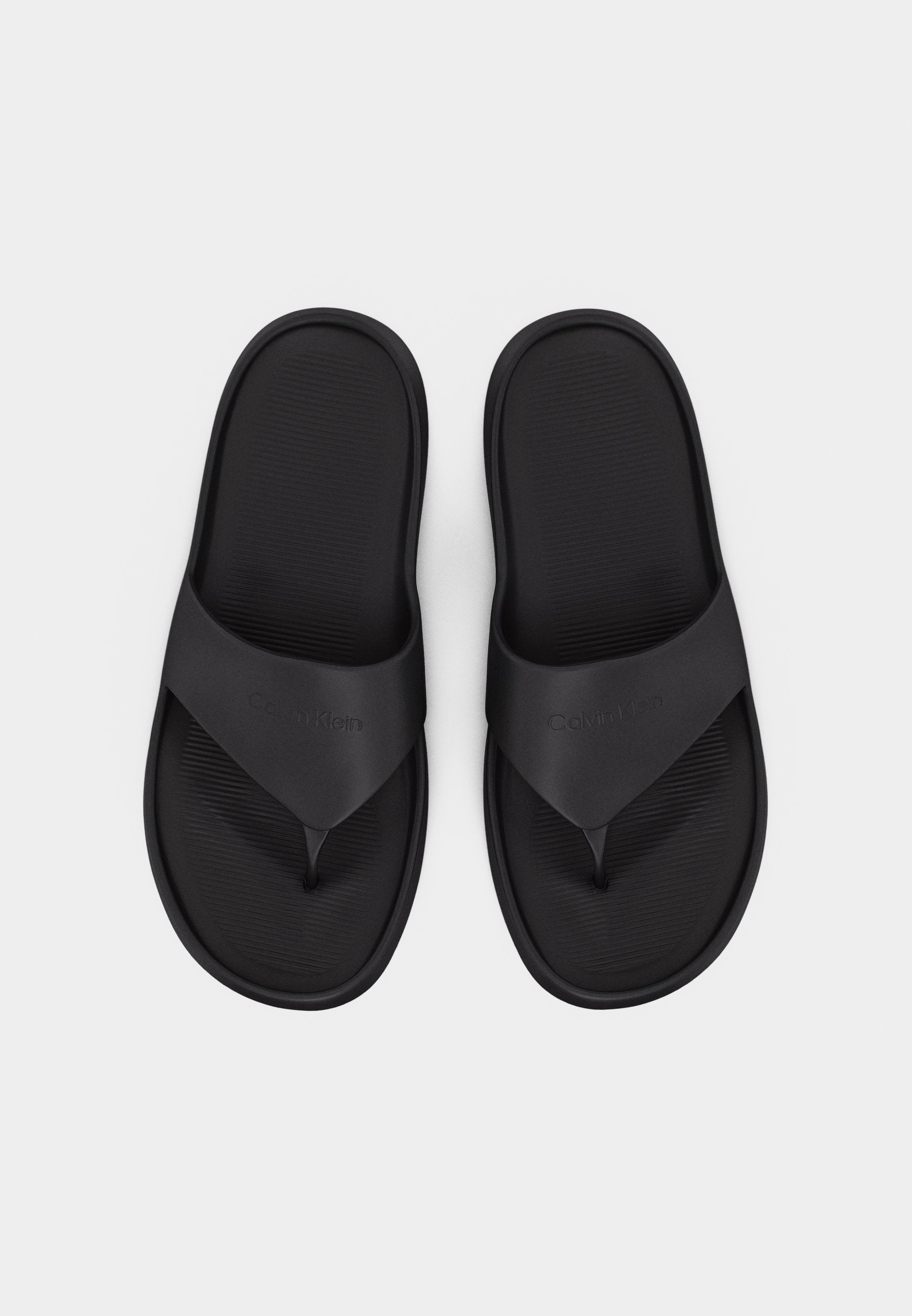 T-bar sandals - triple black