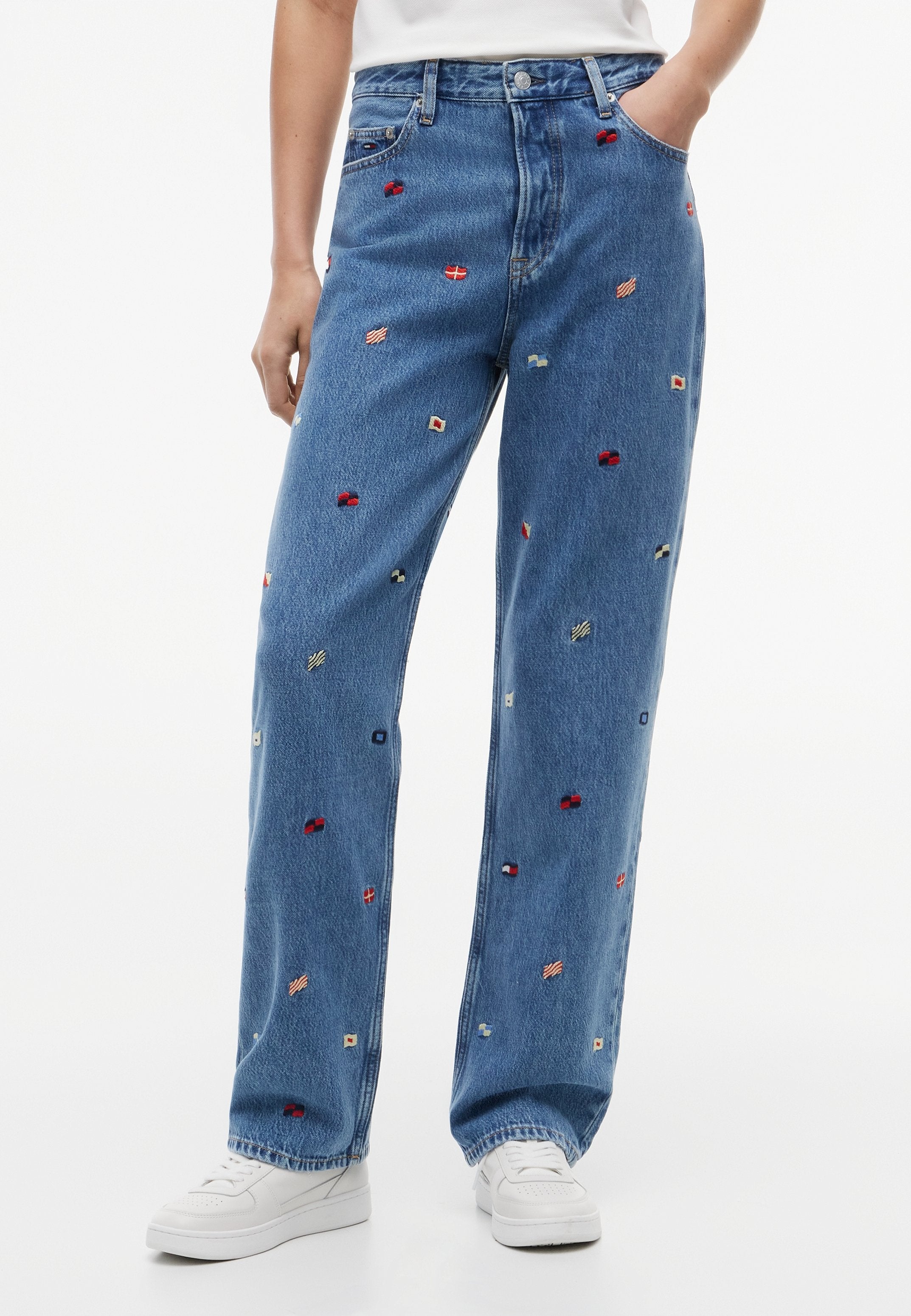 LAYLA - Düz paça jean - orta denim
