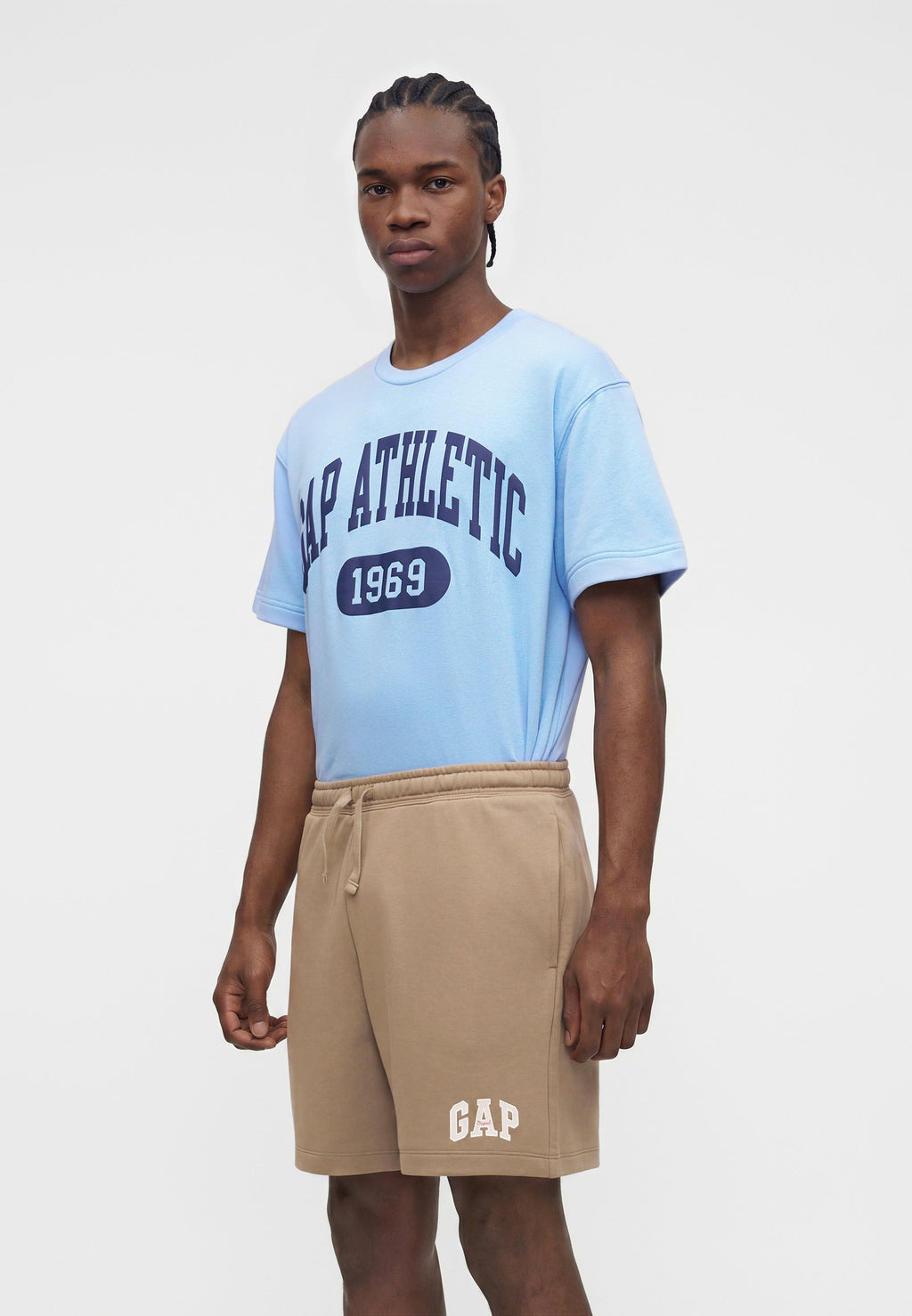 LOGO - Tracksuit bottoms - beachwood