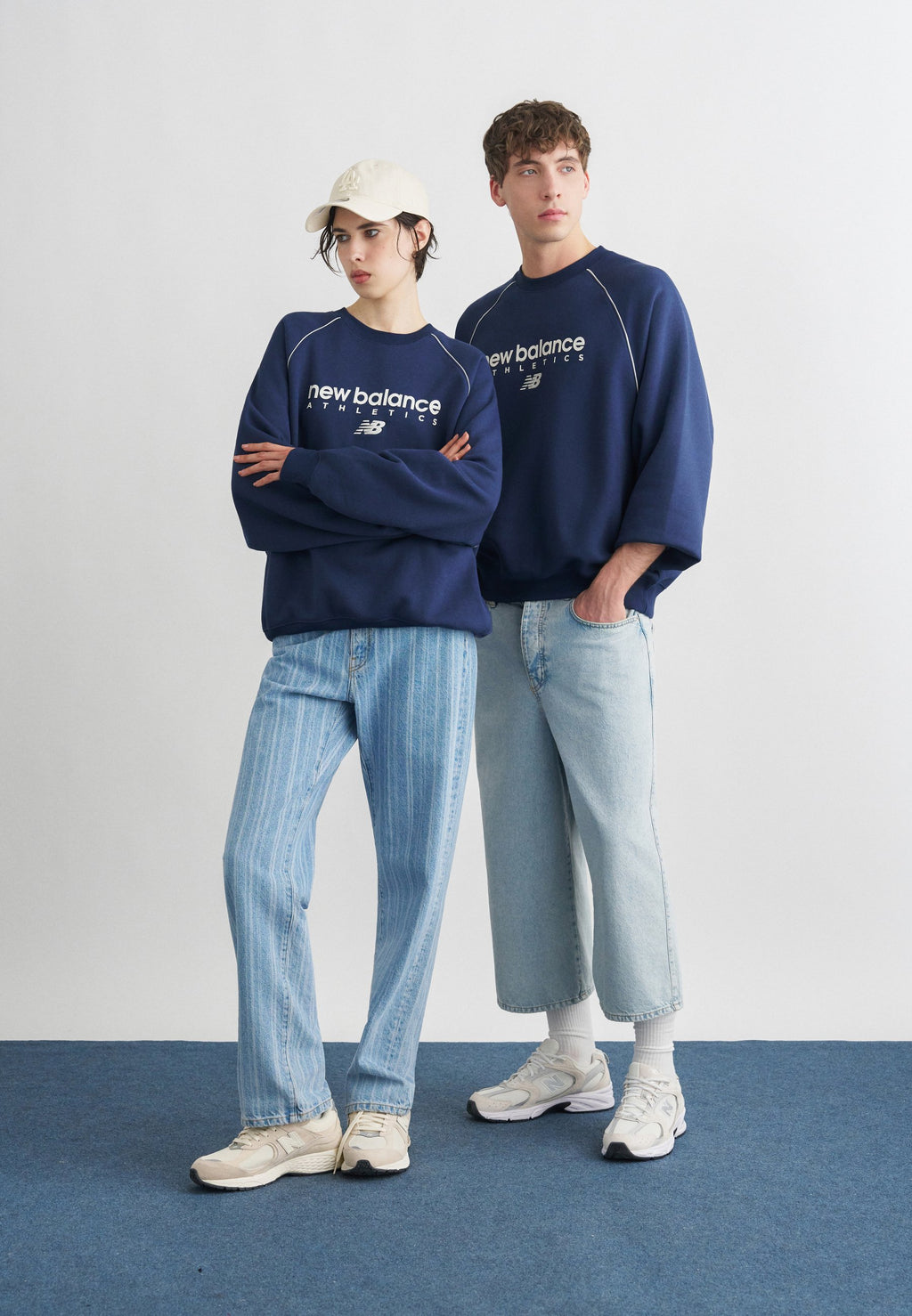 GRAPHIC CREW UNISEX - Sweat-shirt - marine