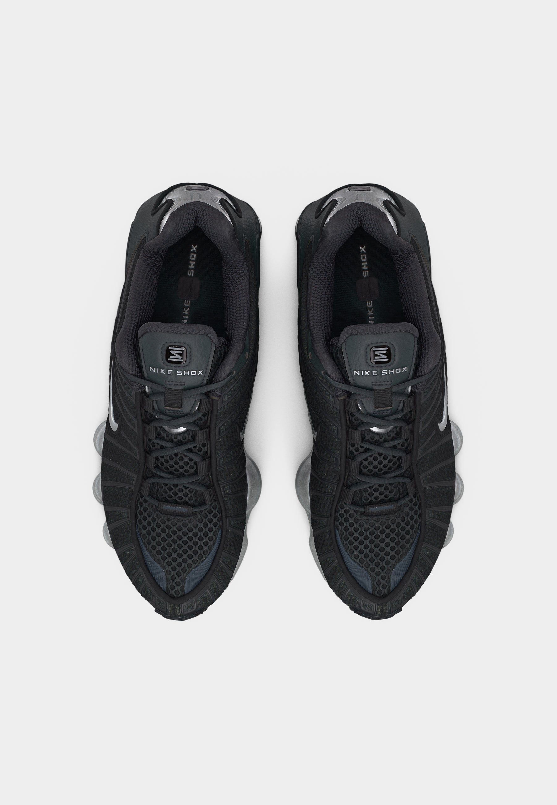 SHOX TL - Trainers - off noir/metallic silver-coloured/black