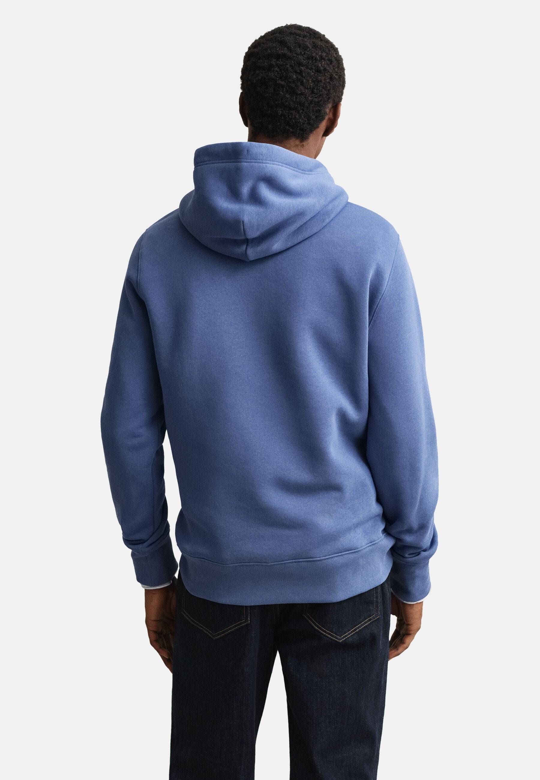 Kapüşonlu sweatshirt - nostaljik mavi