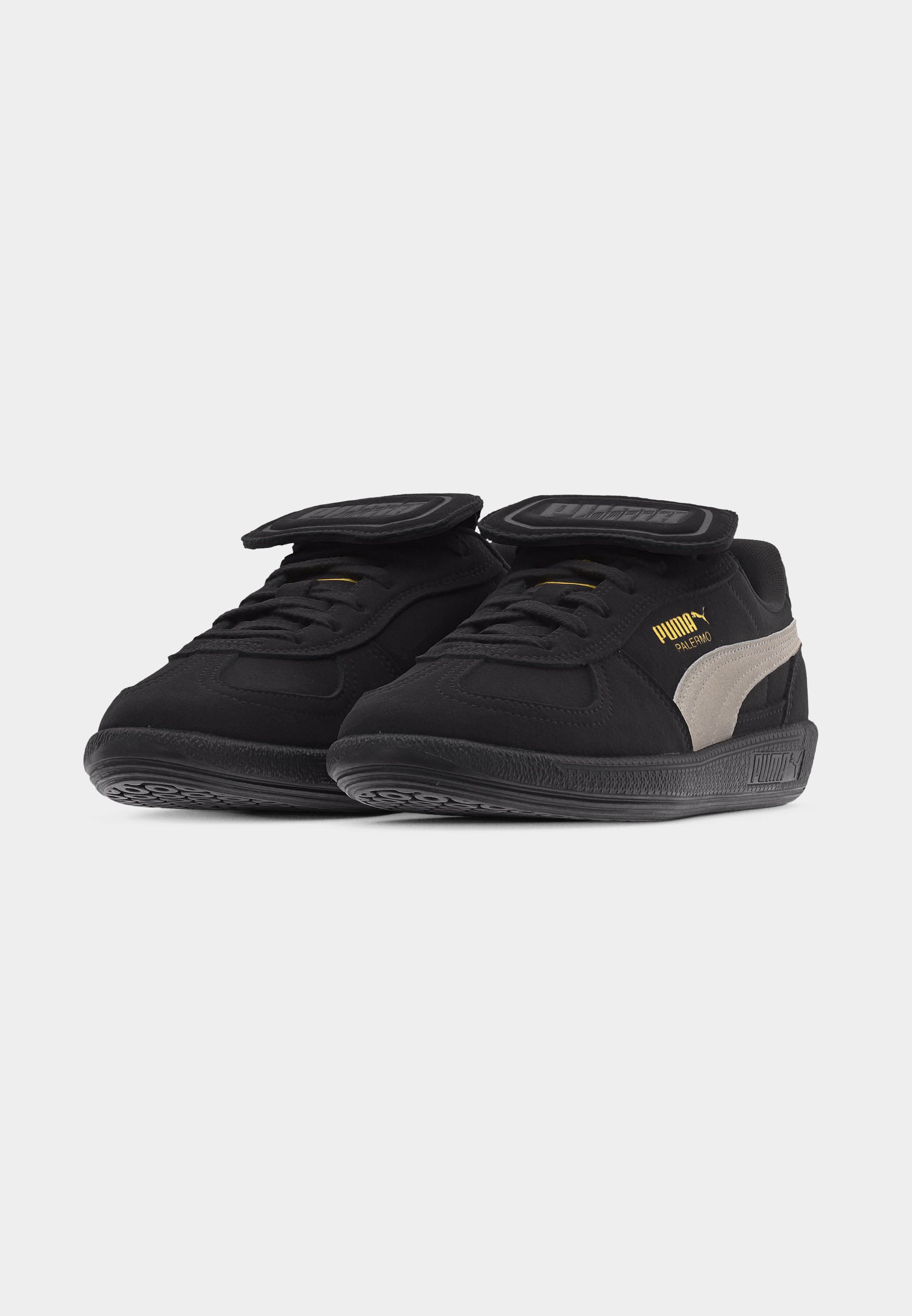 PALERMO PREMIUM JR UNISEX - Trainers - black/warm white/gold-coloured