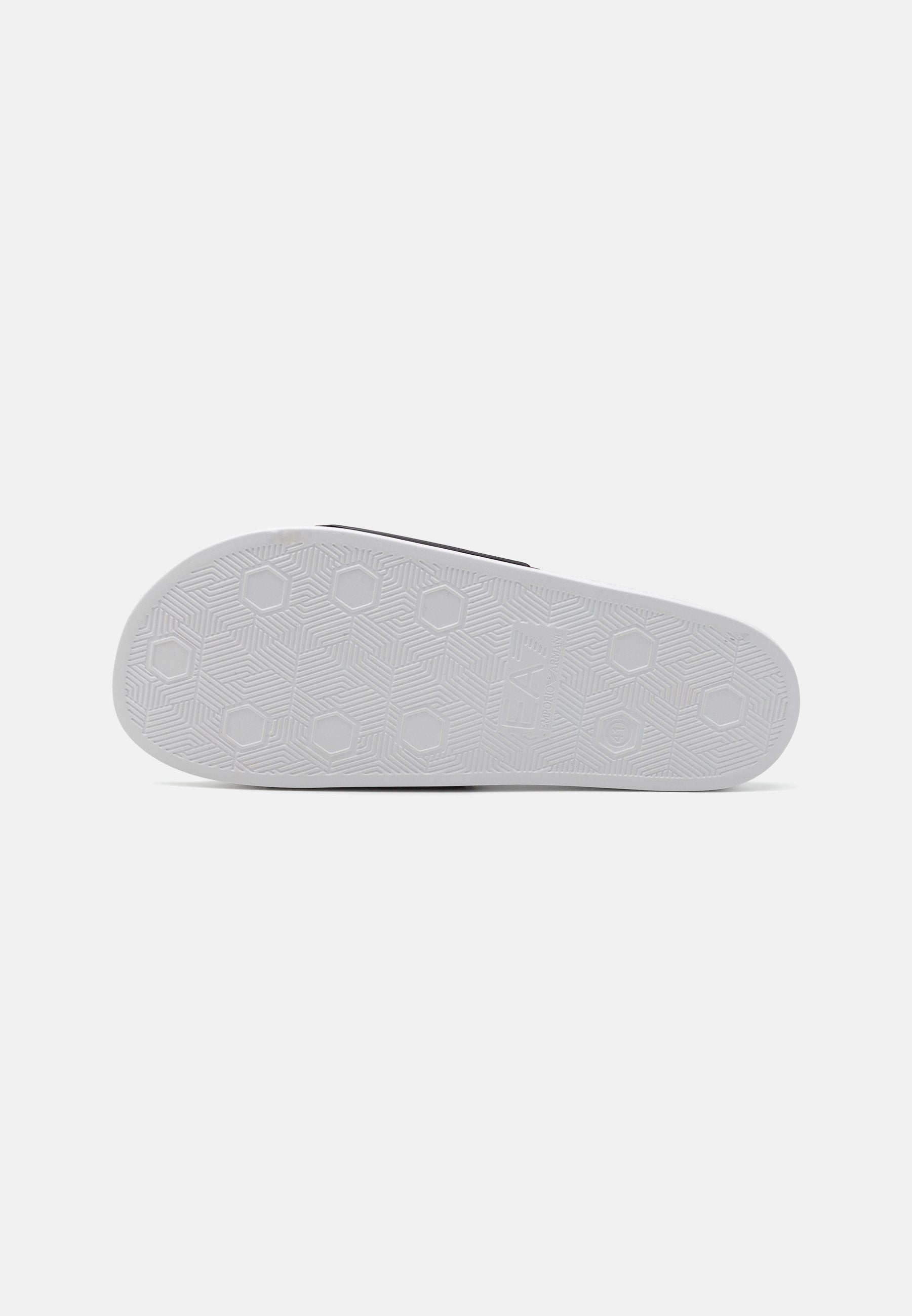 UNISEX - Pool slides - black/white