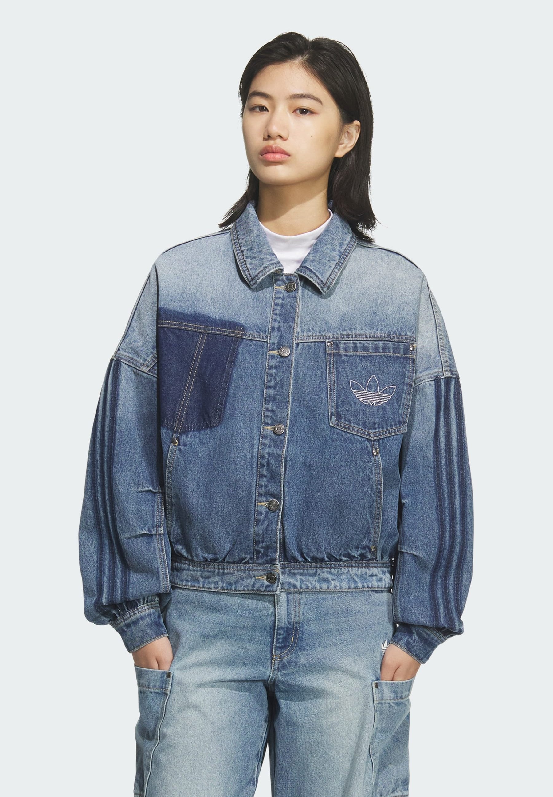 Denim jacket - medium blue denim