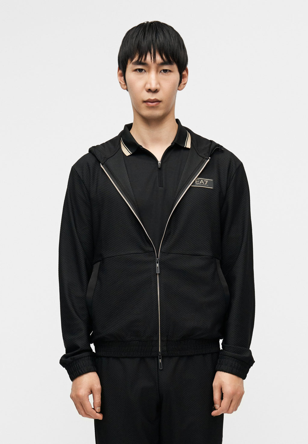 TRAIN PREMIUM LABEL HOODIE - Sweatshirt zippé - black