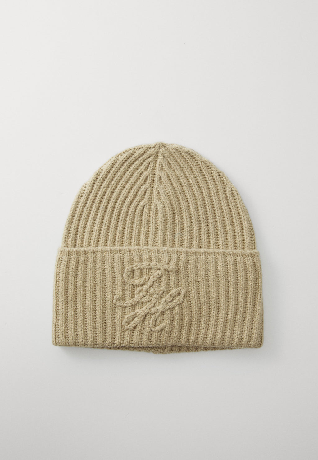 ELEVATED SCRIPT BEANIE - Beanie - sandalwood