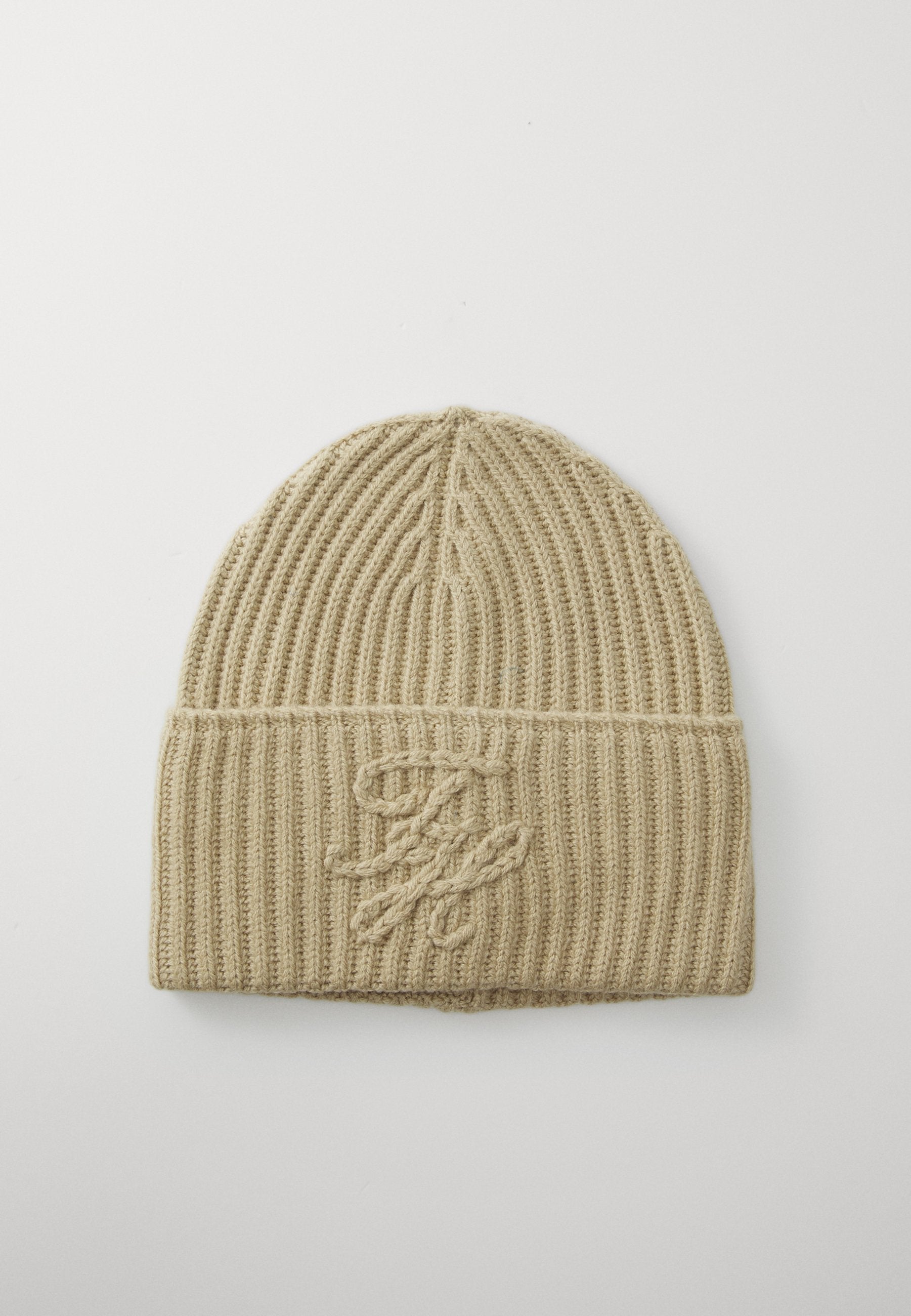 ELEVATED SCRIPT BEANIE - Beanie - sandalwood