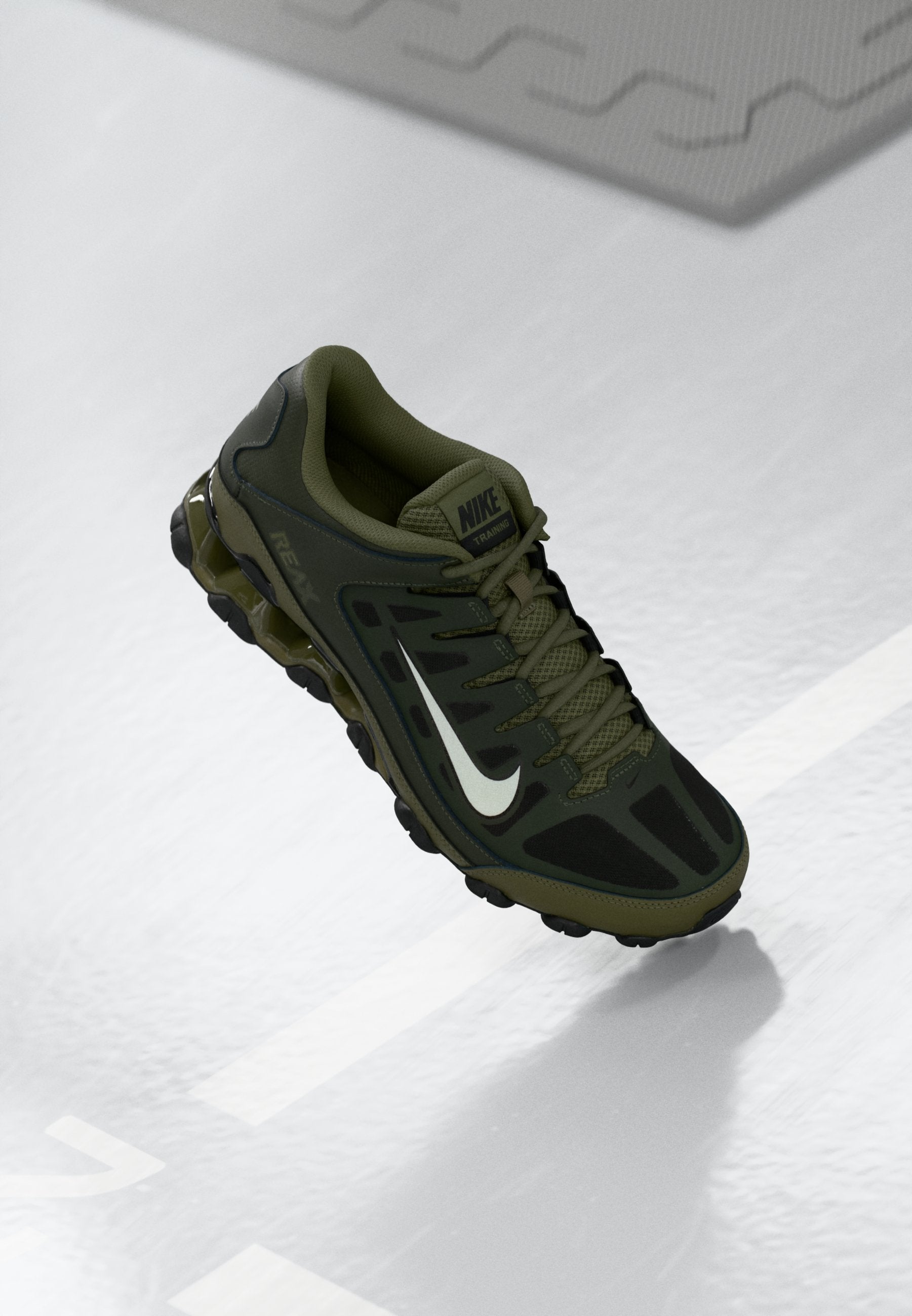 REAX 8 - Training shoe - sequoia/summit white/med olive/black