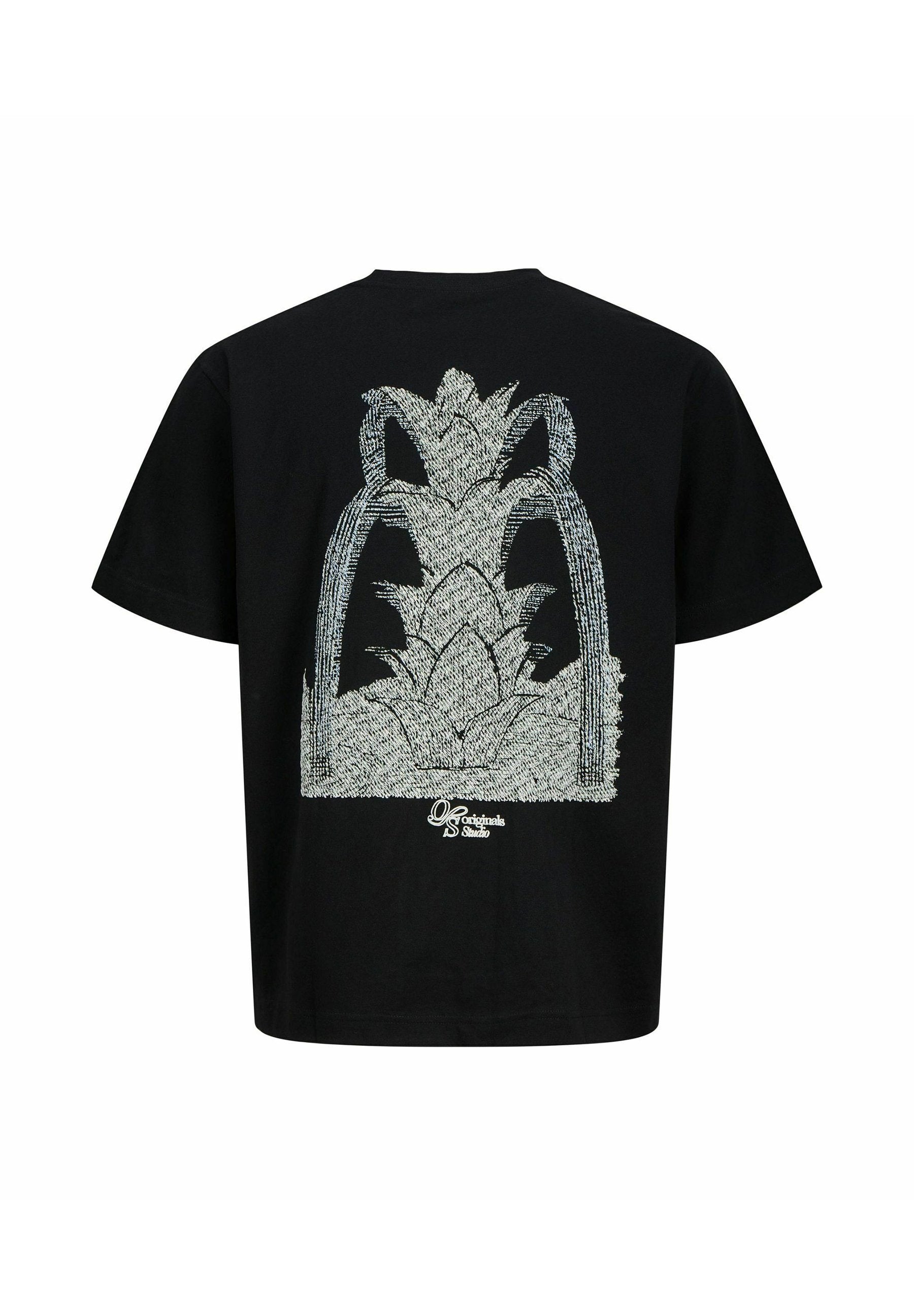 T- - Print T-shirt - black