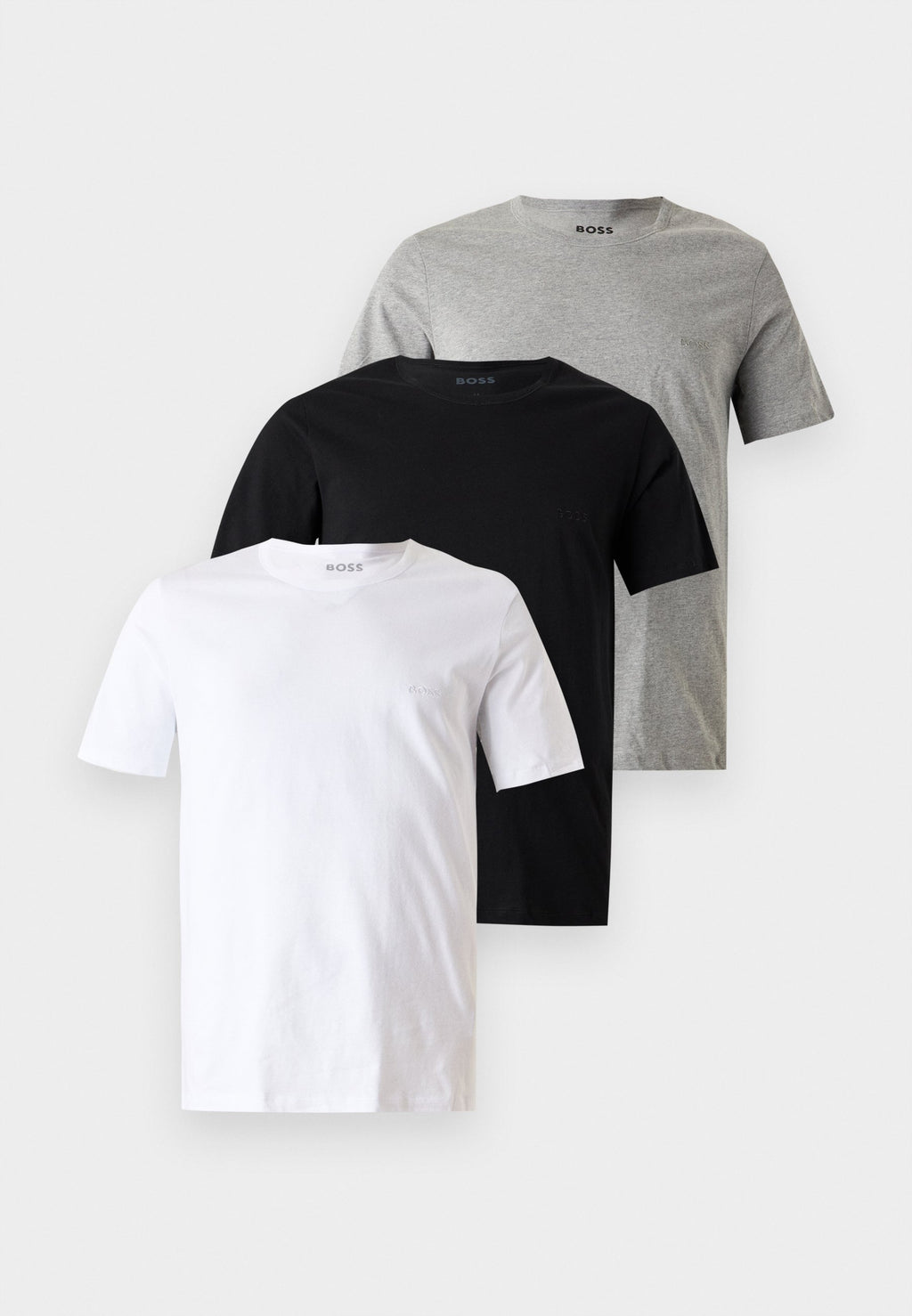 CLASSIC 3 PACK - Undershirt - white/mottled grey/black