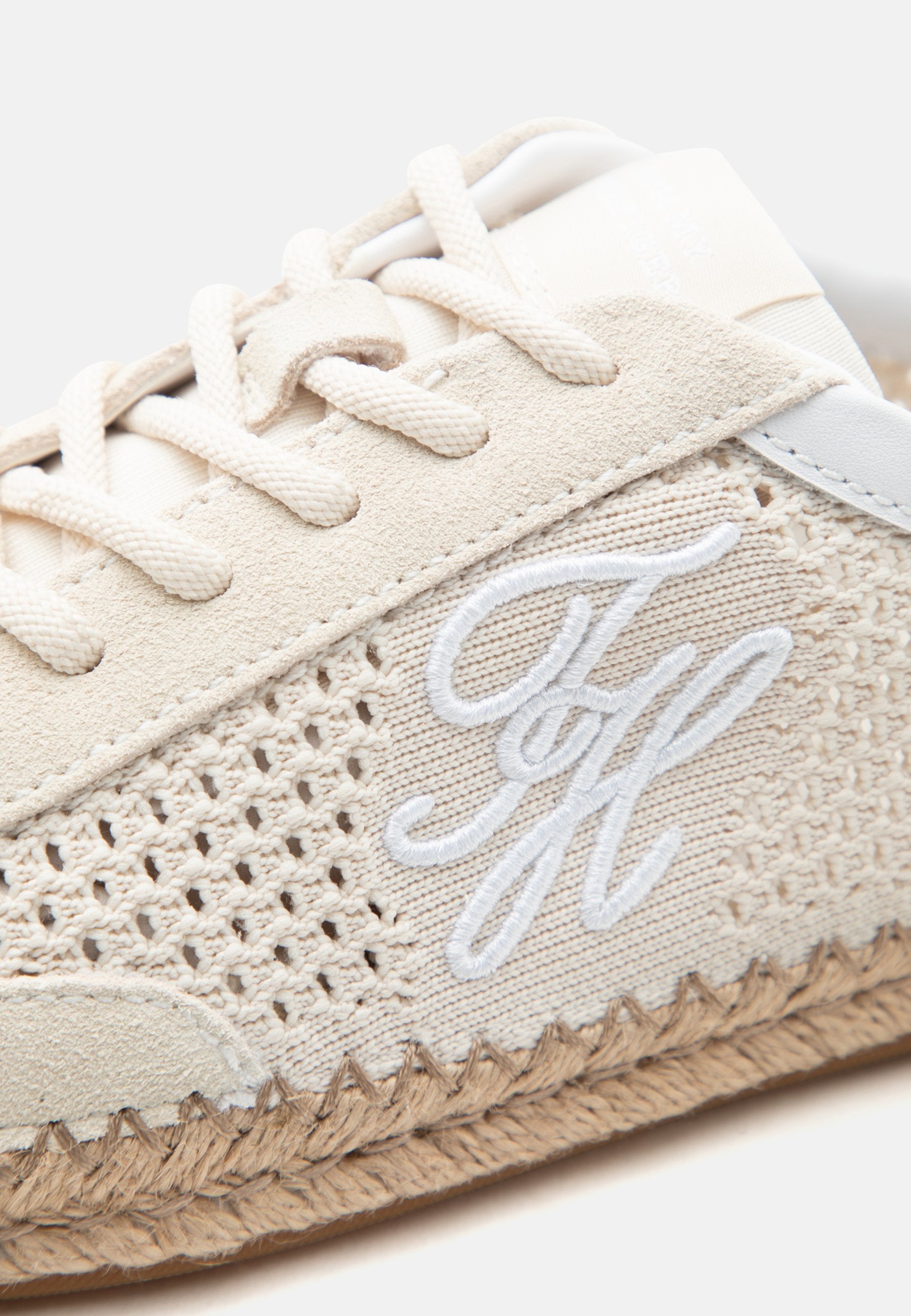 TH HERITAGE HALATLI SNEAKER - Espadril - açık krem