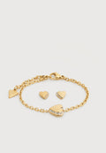 BY YOUR SIDE SET - Bracelet - yellow gold-coloured