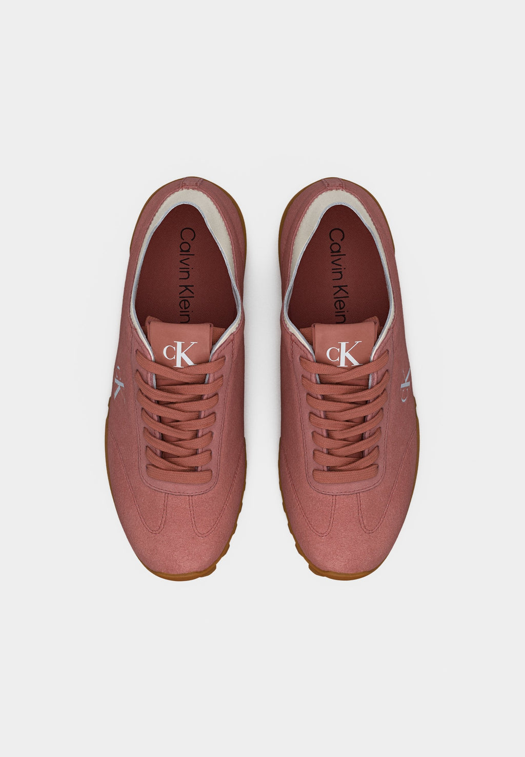 LOW PROFILE RUN MG SUE DB LACES - Baskets basses - blush