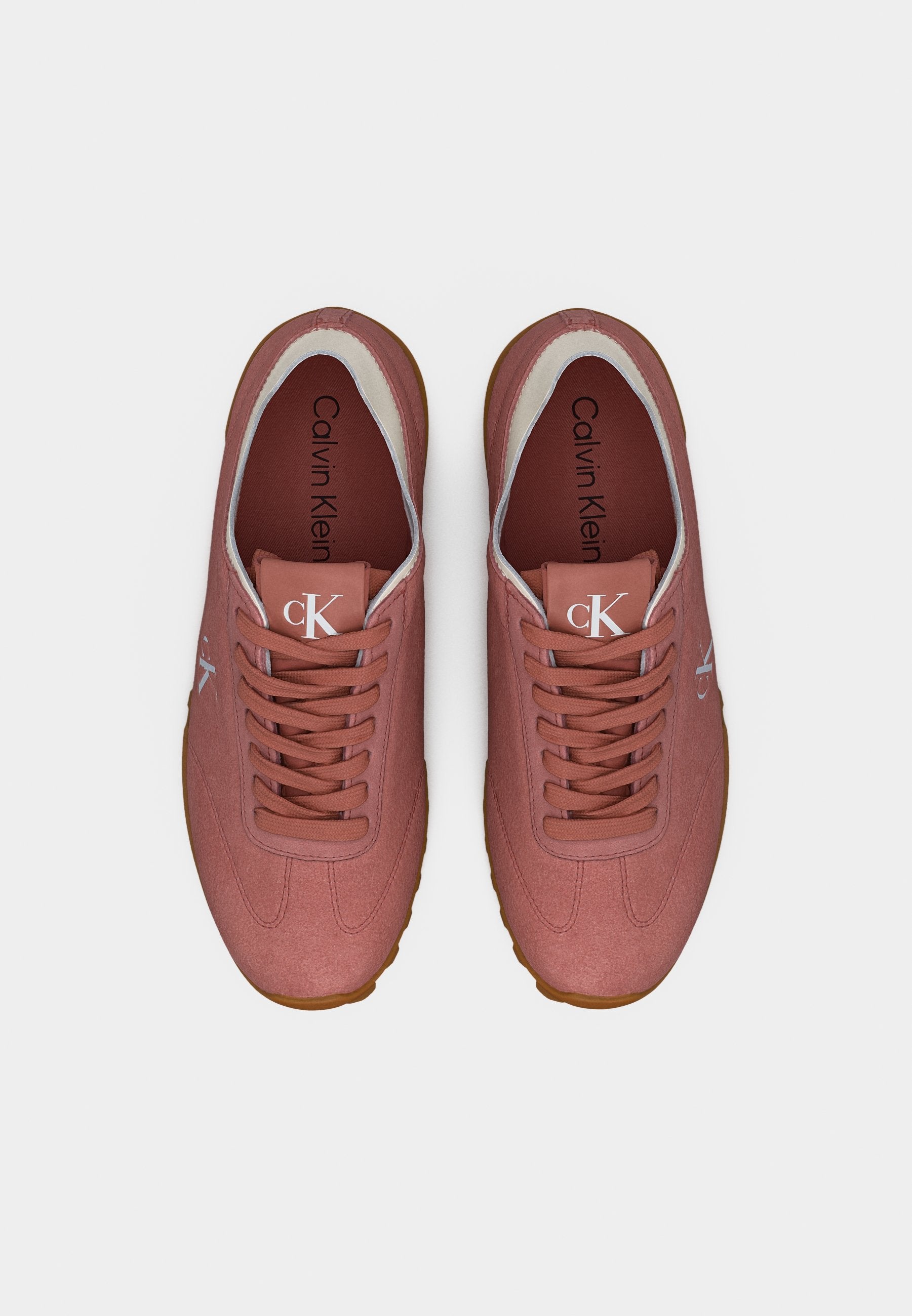 LOW PROFILE RUN MG SUE DB LACES - Baskets basses - blush