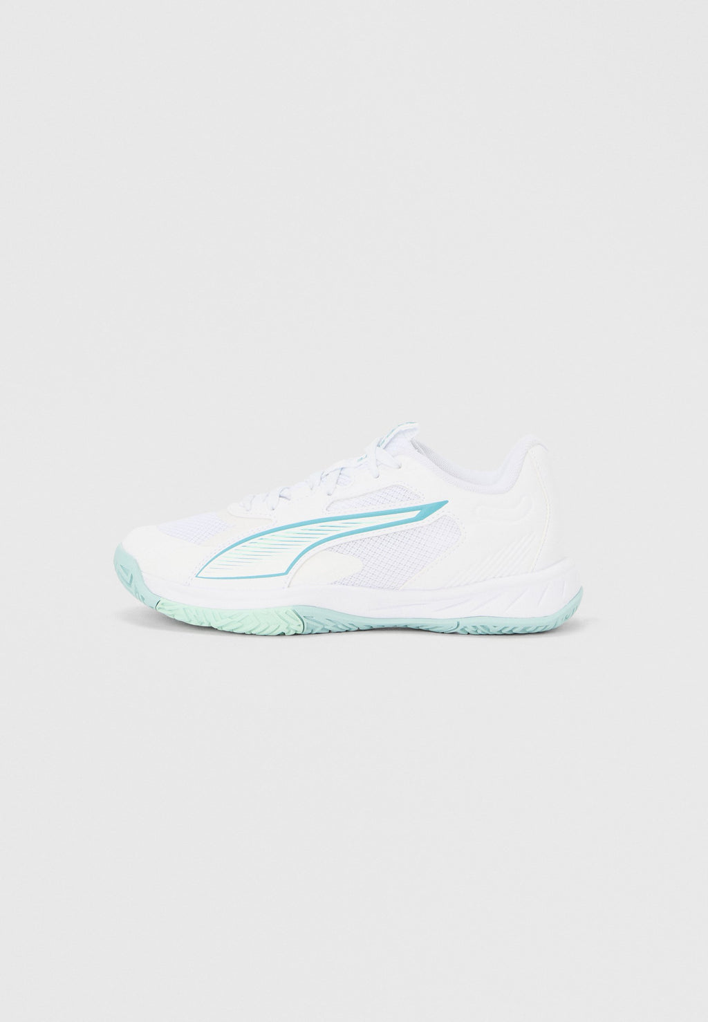 ACCELERATE PRO 4 W GAME ON - Chaussures de handball - blanc/mer baltique/eau douce