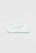 ACCELERATE PRO 4 W GAME ON - Chaussures de handball - blanc/mer baltique/eau douce