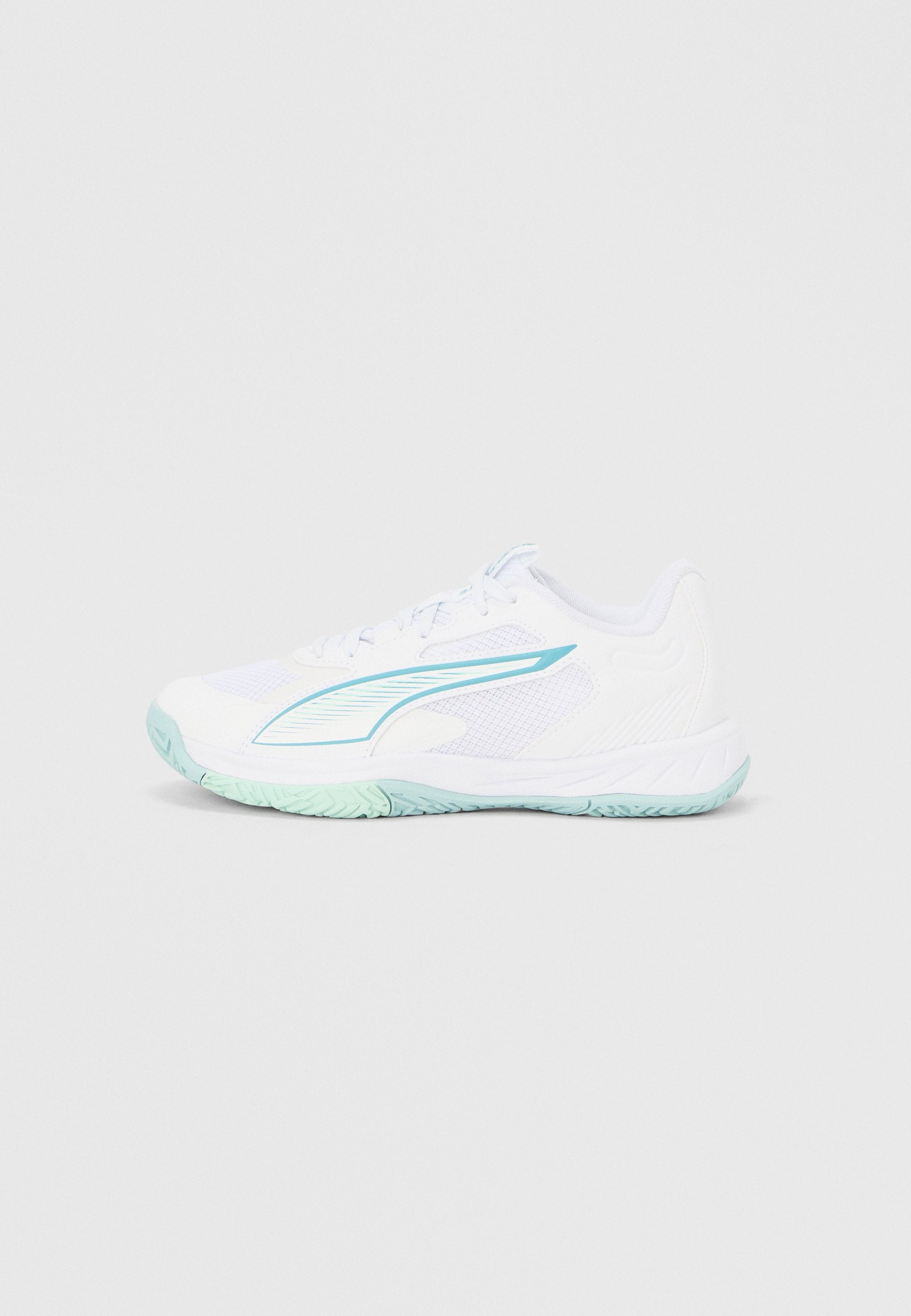 ACCELERATE PRO 4 W GAME ON - Chaussures de handball - blanc/mer baltique/eau douce