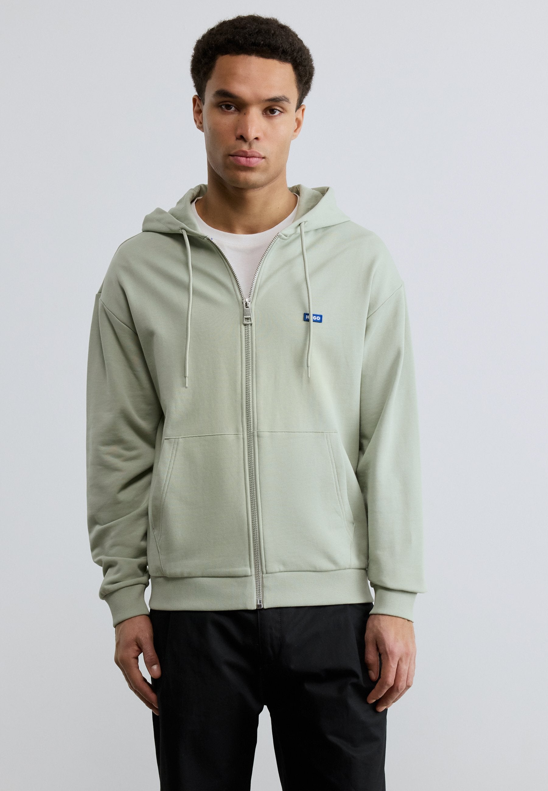 NADARASI - Zip-up sweatshirt - open green