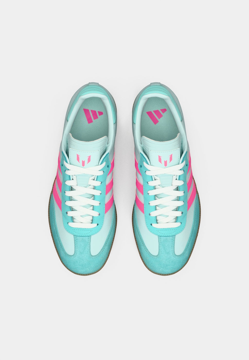 Indoor football boots - halo mint/lucid pink