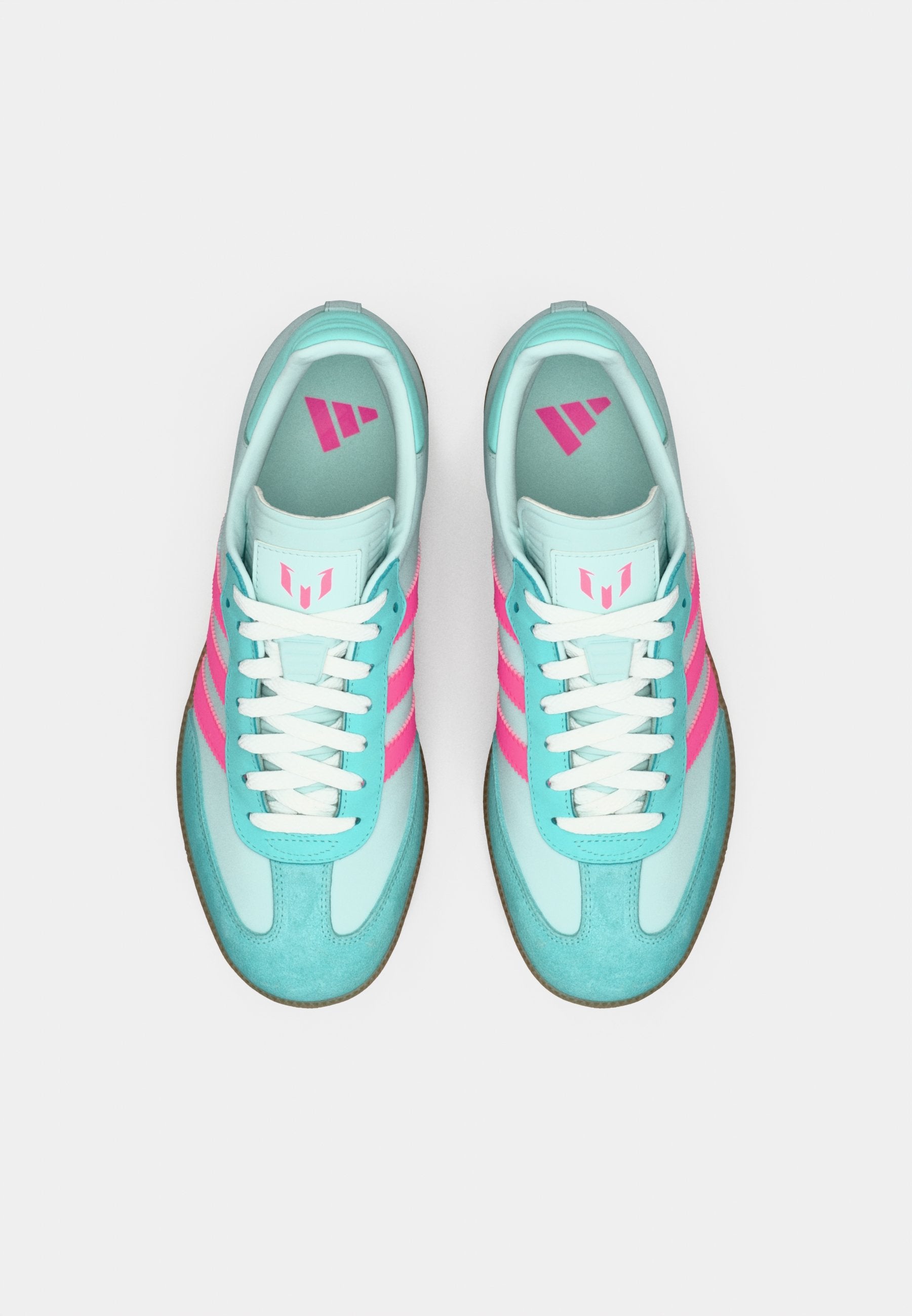 Indoor football boots - halo mint/lucid pink