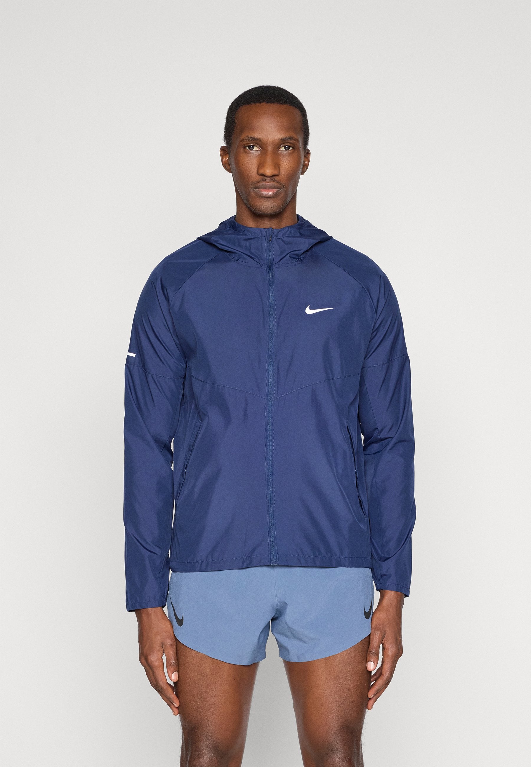 Running jacket - midnight navy/reflective silver-coloured