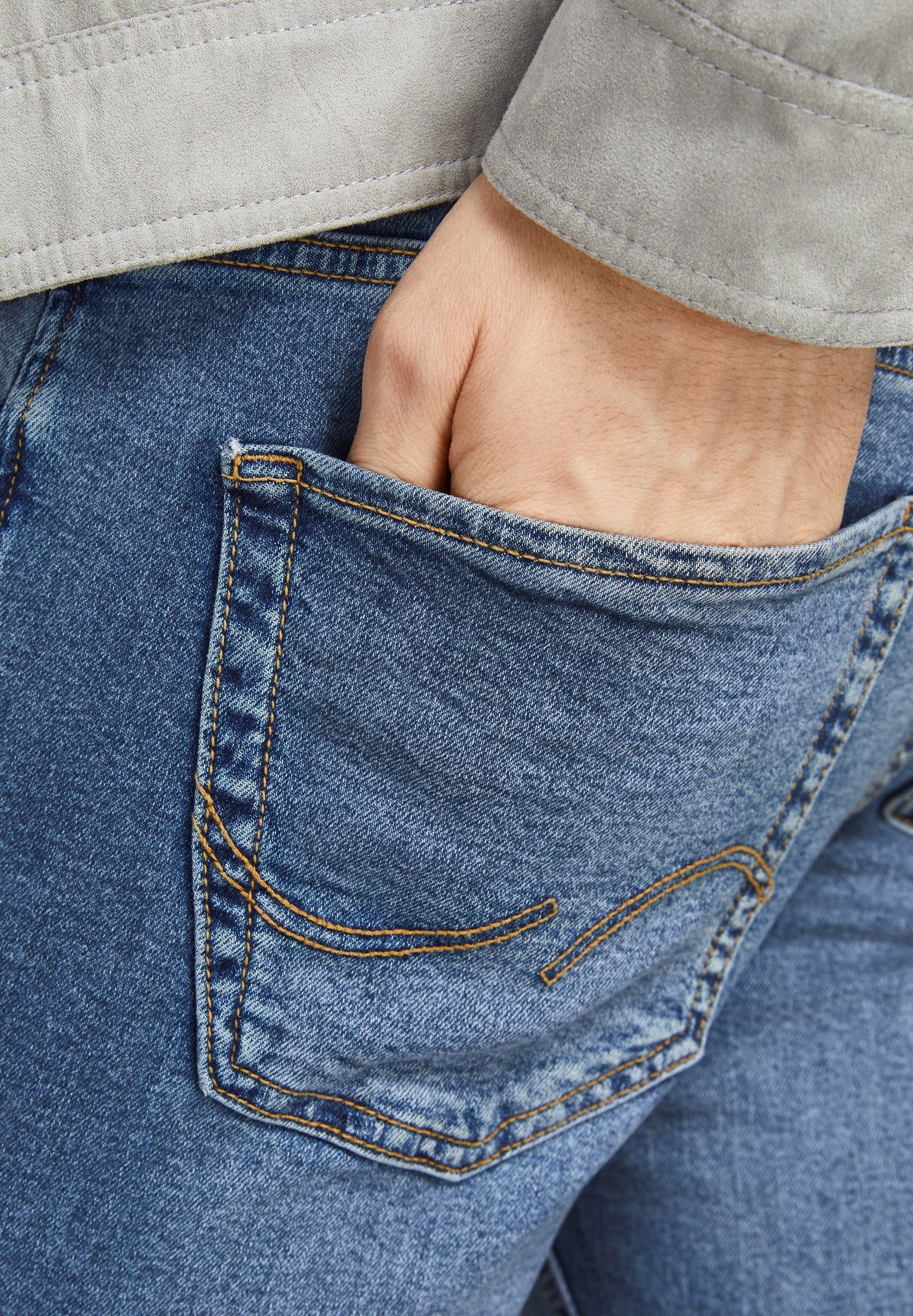 Dar kesim JJIGLENN JJORIGINAL SQ 031 NOOS - Dar kesim kot pantolon - mavi denim