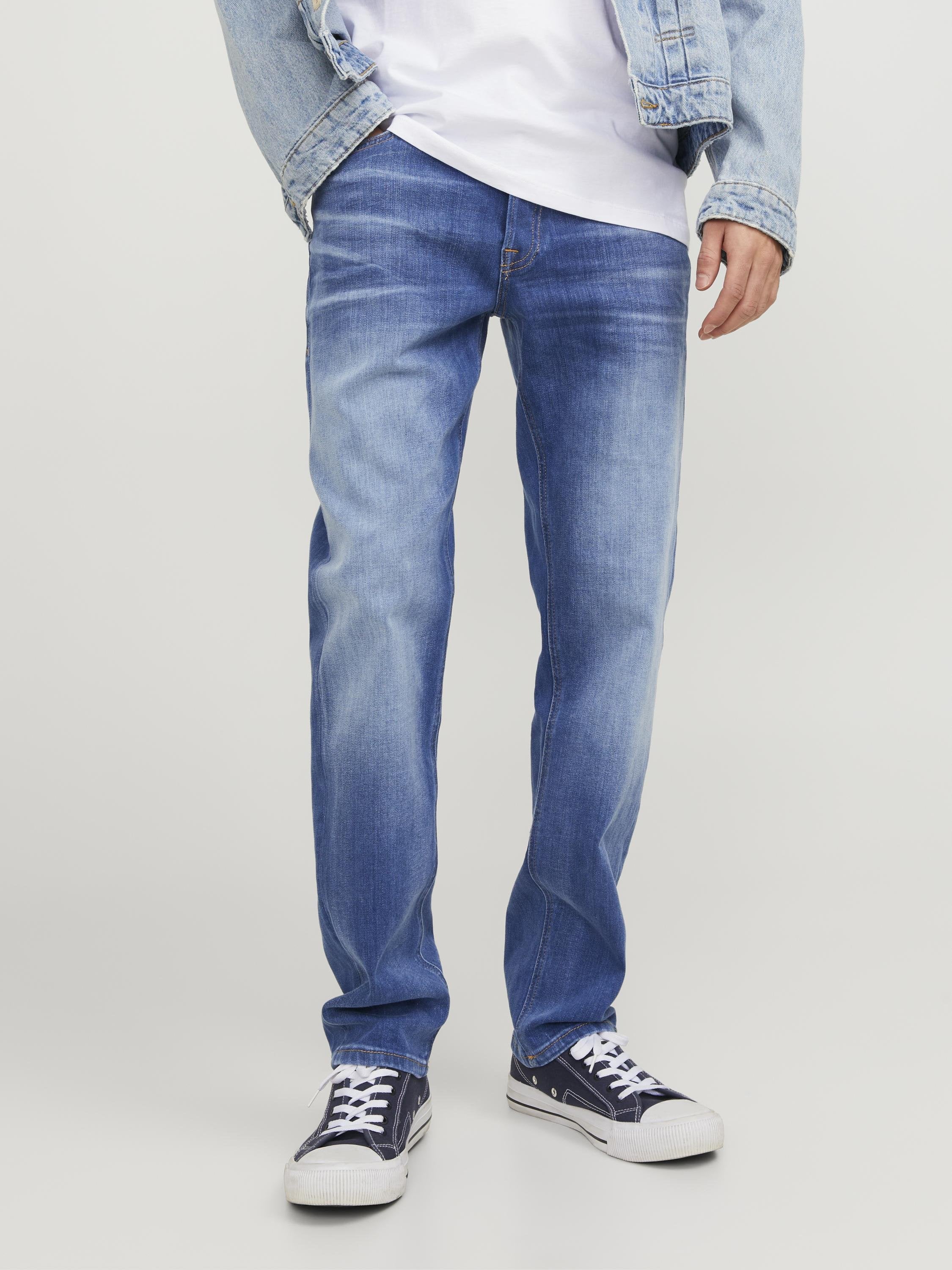 MIKE ORIGINAL - Straight leg jeans - blue denim
