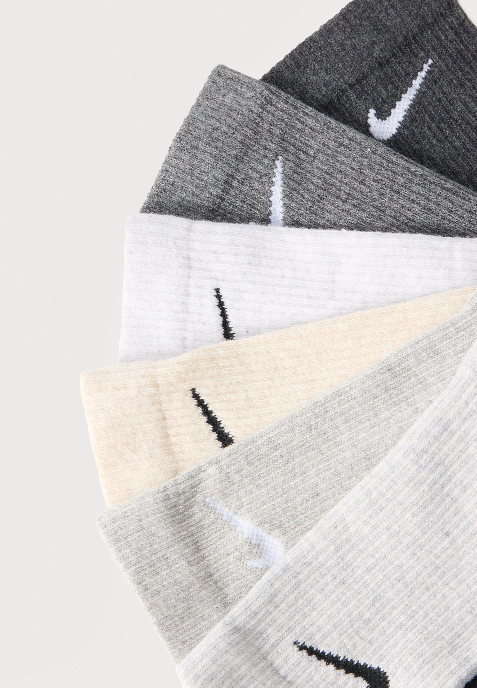 UNISEX 6 PACK - Sports socks - multi-coloured/beige/grey