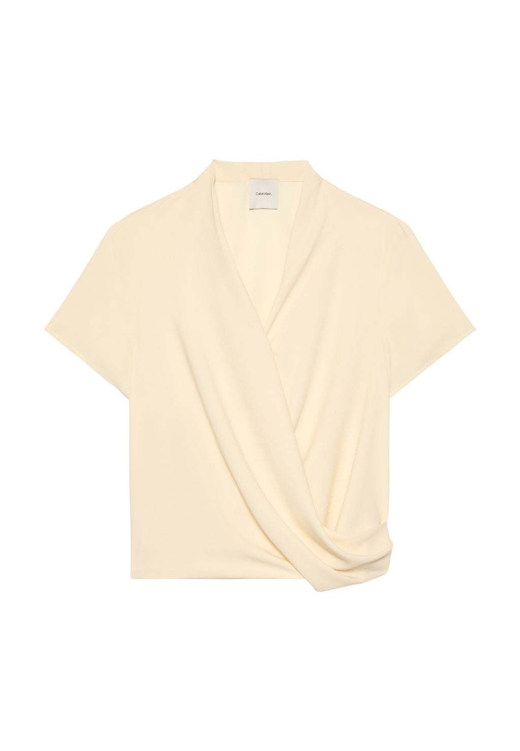 DRAPED WRAP - Blouse - vanilla custard