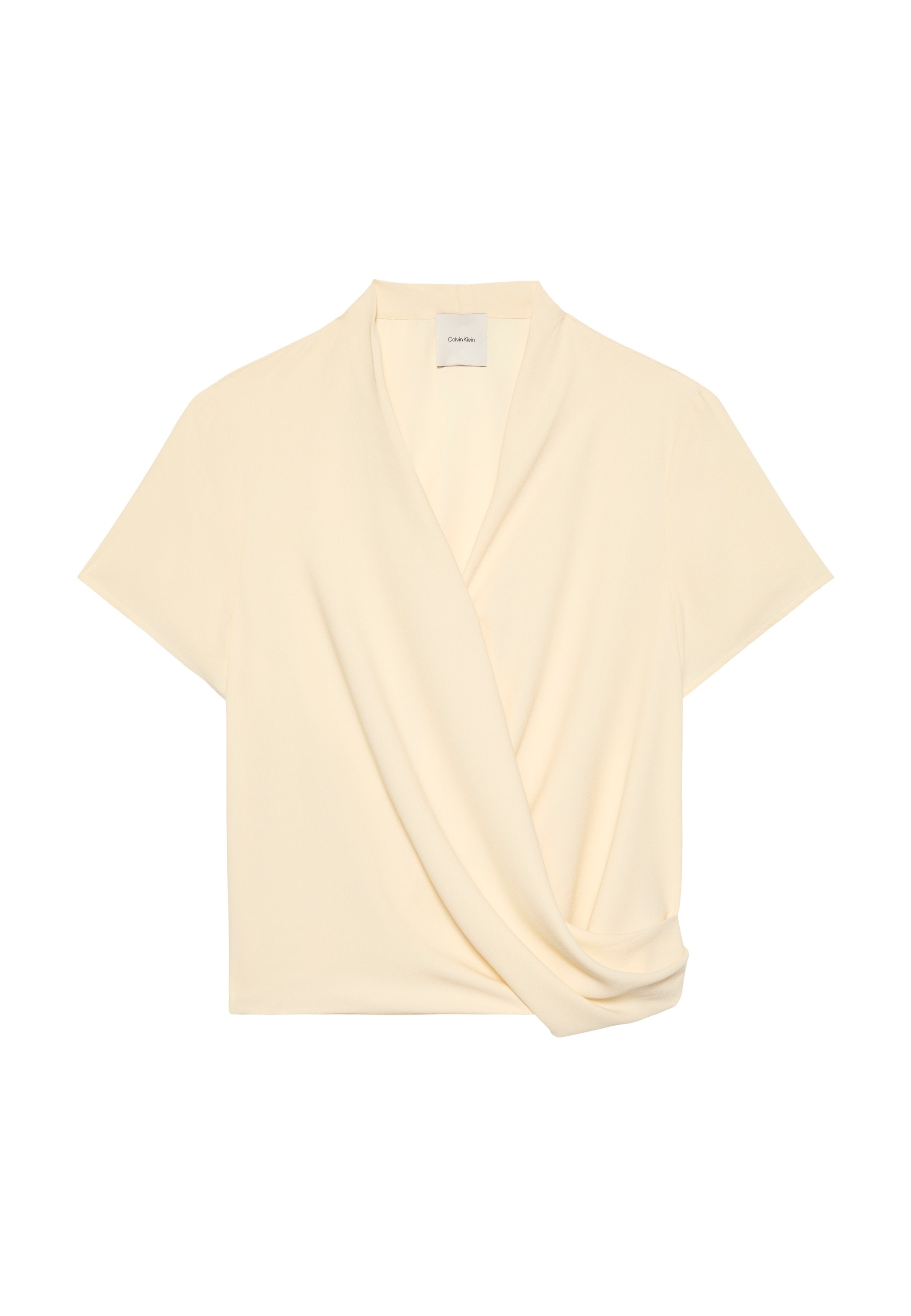 DRAPED WRAP - Blouse - vanilla custard