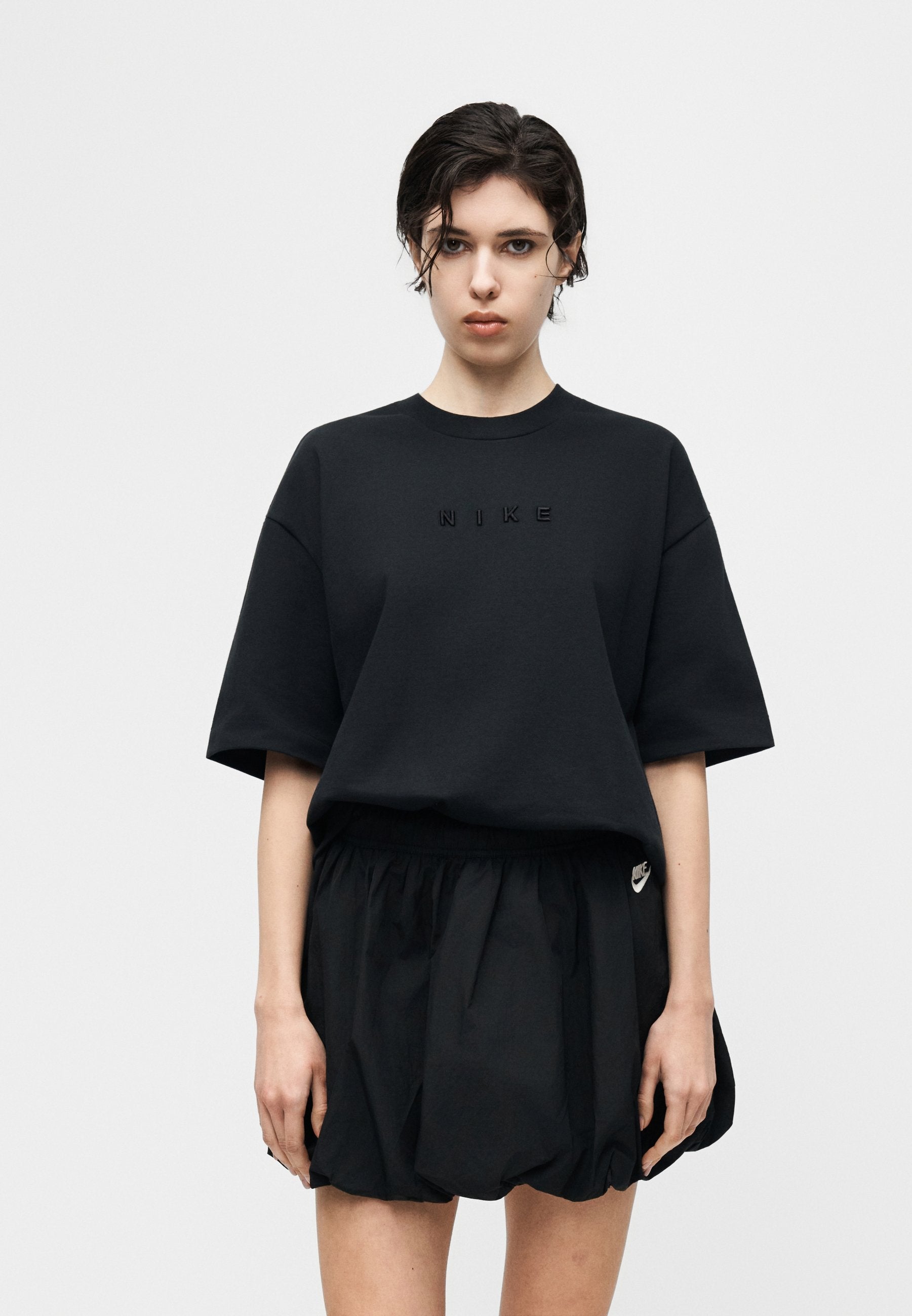 LUXE TEE RELAX - Print T-shirt - black