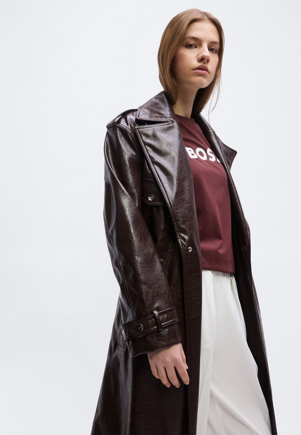 ELOGO - Print T-shirt - dark brown