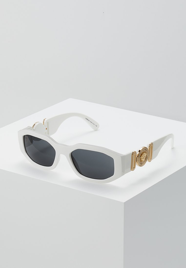 UNISEX - Sunglasses - white/black